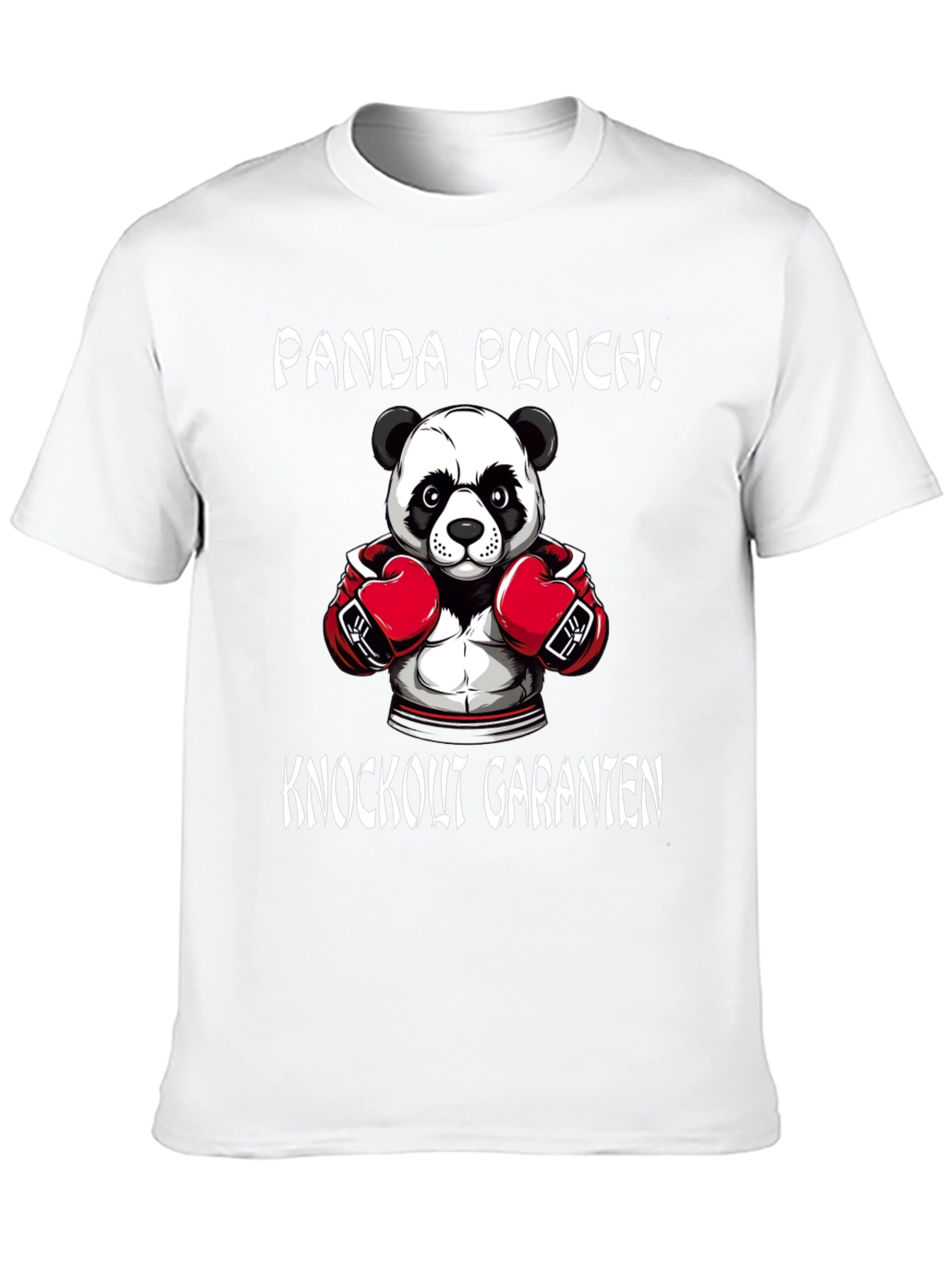Panda Punch T-Shirt - Knockout Panda Boxer Tee