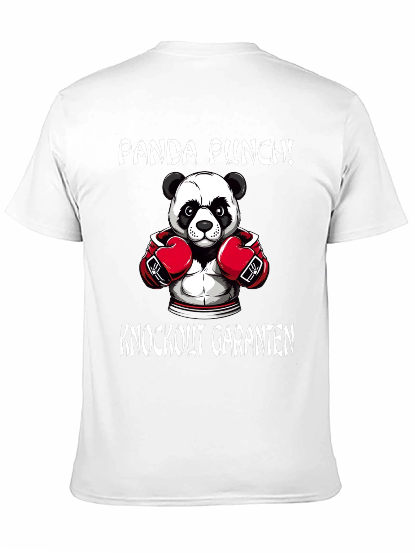 Panda Punch T-Shirt - Knockout Panda Boxer Tee