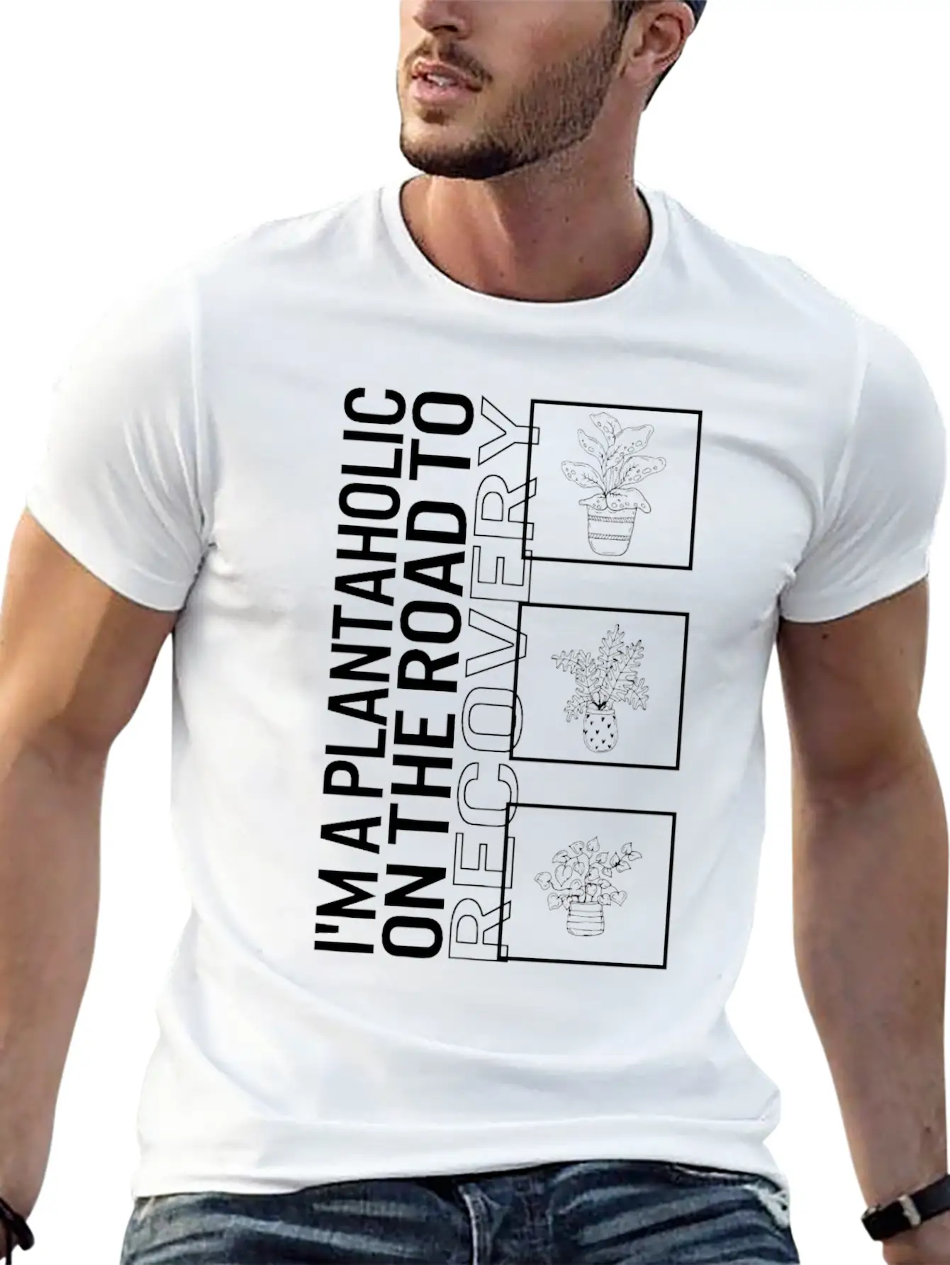 I'm A Plantaholic On The Road To Recovery, Garden Unisex Casual T-Shirt – Clean Design For Daily Comfort