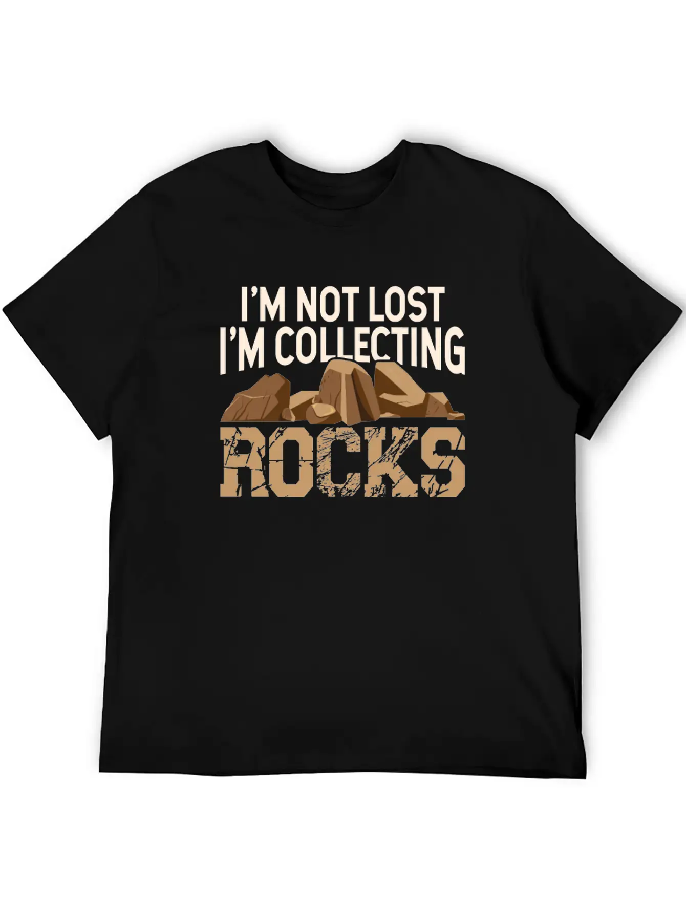 I'm Not Lost I'm Collecting Rocks Geologist Stone Unisex Casual T-Shirt – Clean Design For Daily Comfort