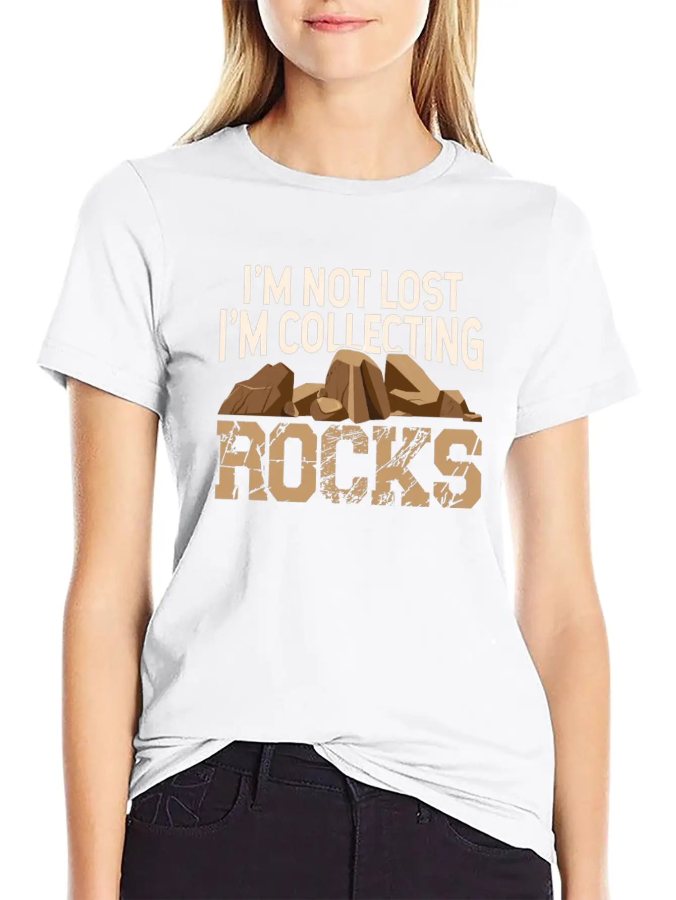 I'm Not Lost I'm Collecting Rocks Geologist Stone Unisex Casual T-Shirt – Clean Design For Daily Comfort