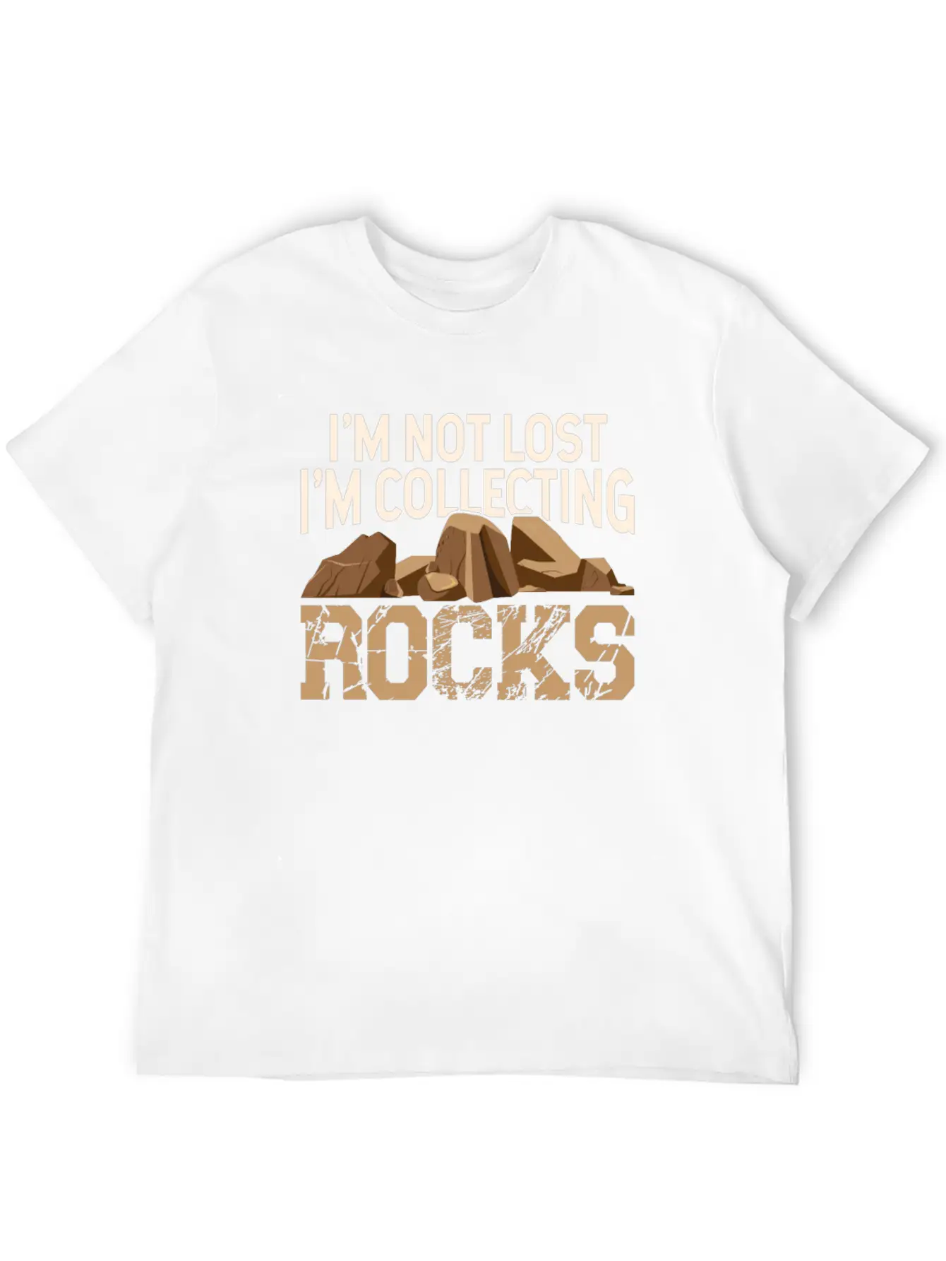 I'm Not Lost I'm Collecting Rocks Geologist Stone Unisex Casual T-Shirt – Clean Design For Daily Comfort