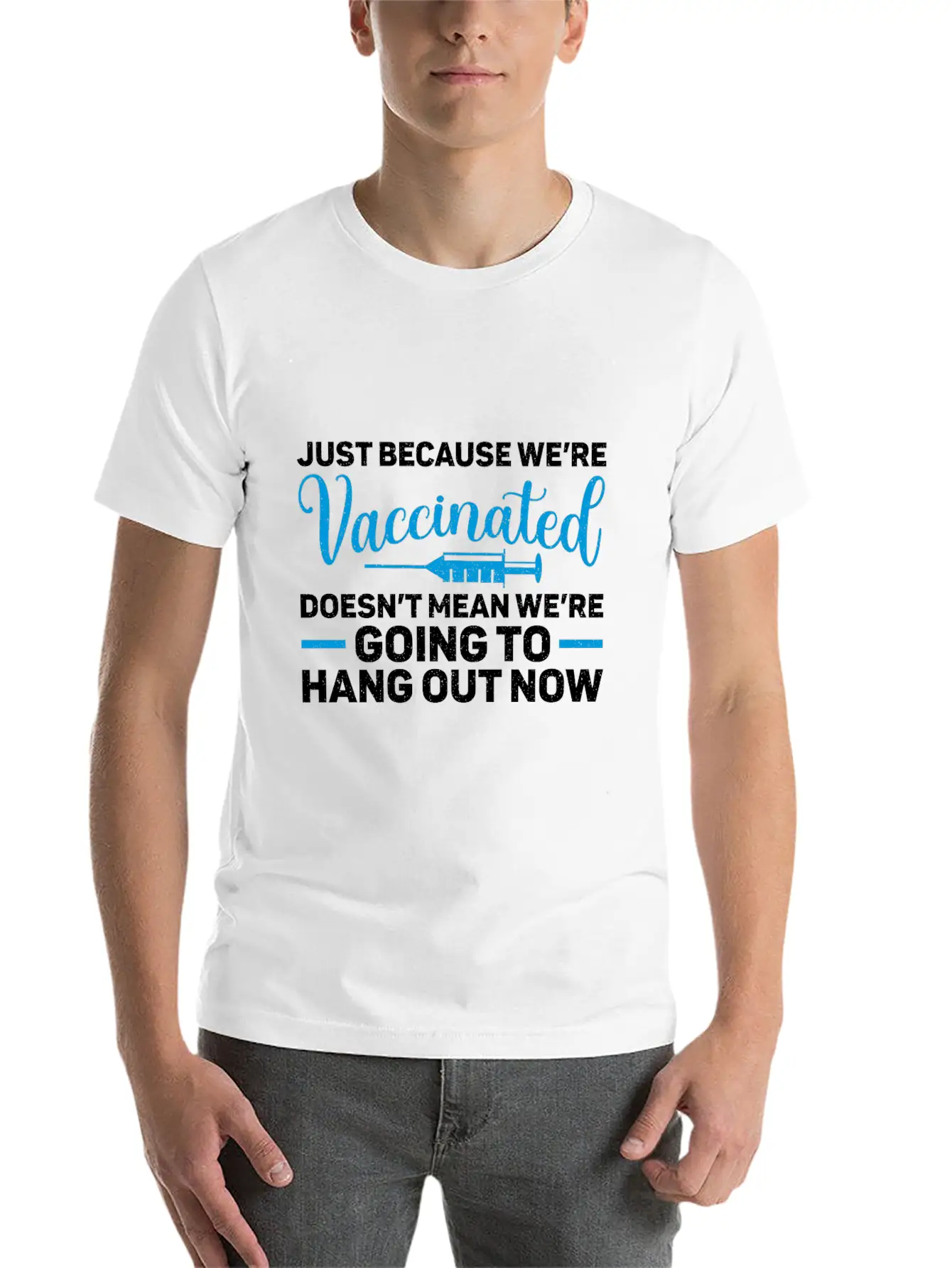 I'm Vaccinated Vaccination Vax Pro Vaccine Unisex Casual T-Shirt – Clean Design For Daily Comfort
