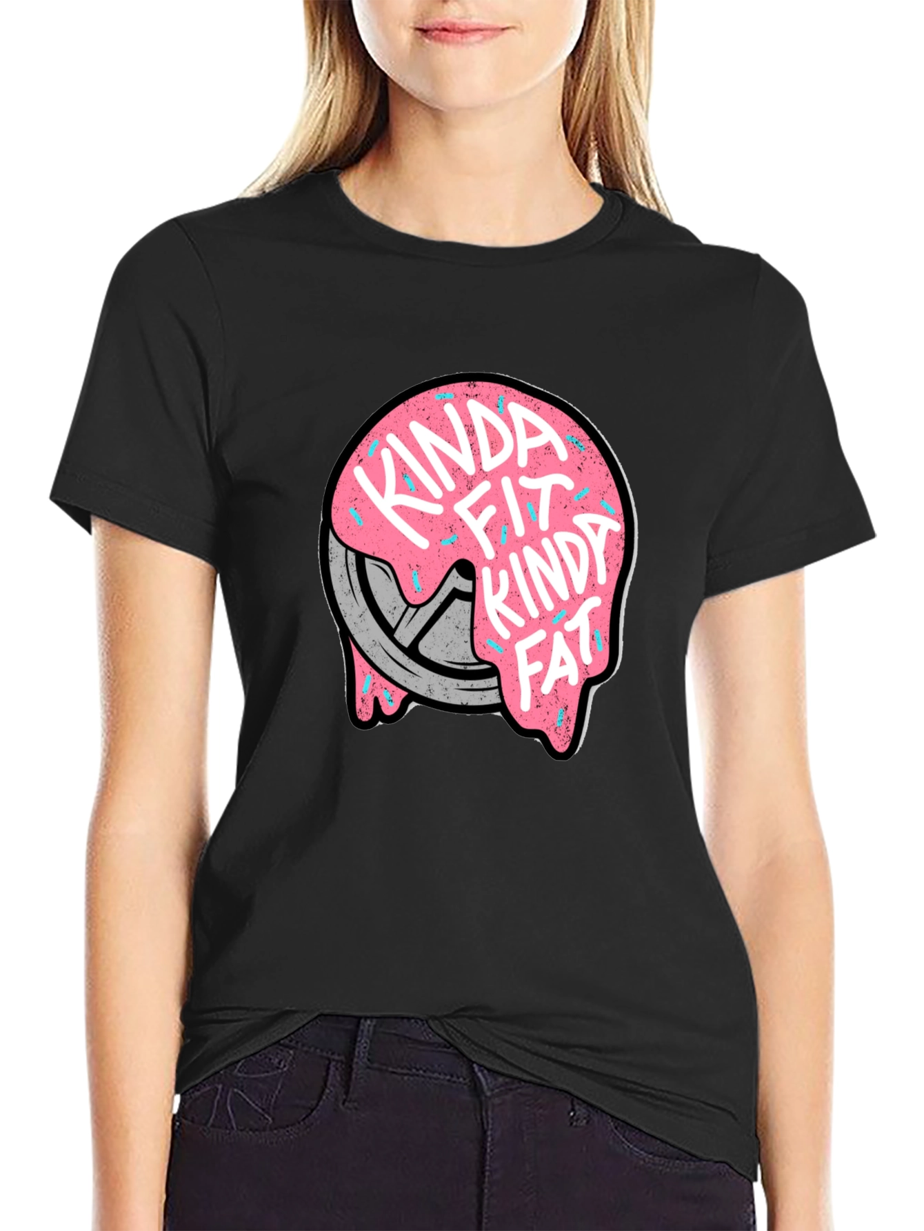 Kinda Fit Kinda Fat Donut T-Shirt