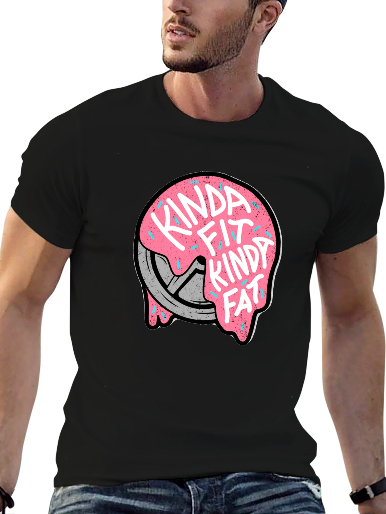 Kinda Fit Kinda Fat Donut T-Shirt