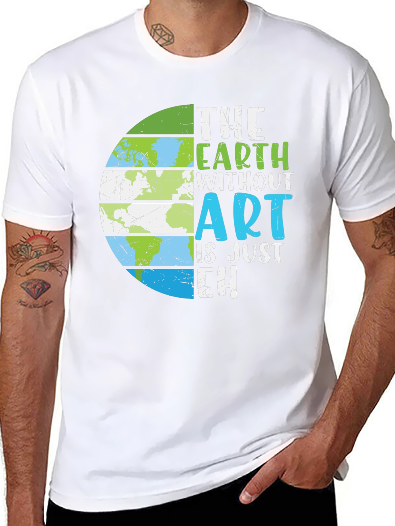 The Earth Without Art T-Shirt - Eco-Friendly Design