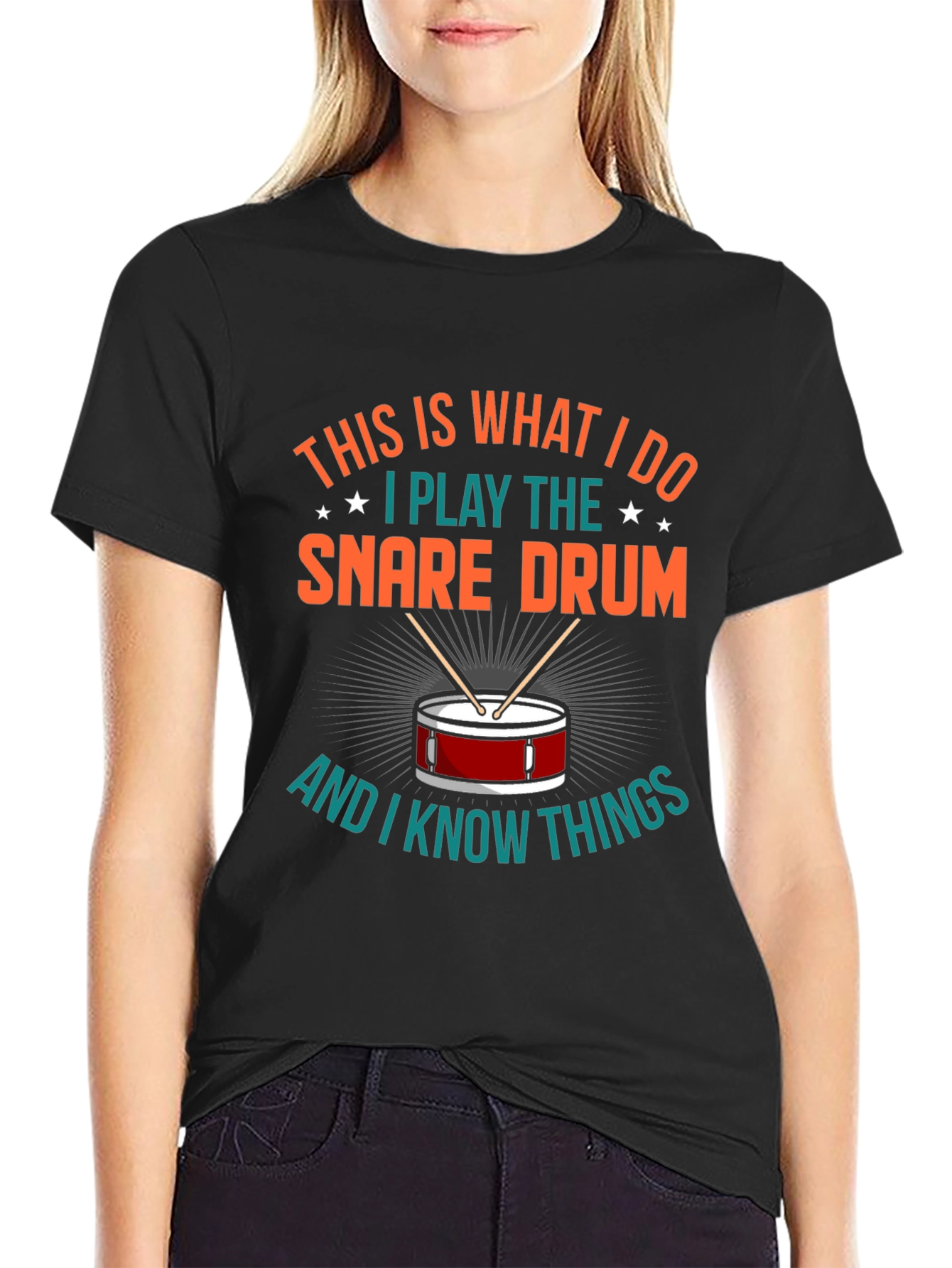 Snare Drum Player T-Shirt - I Know Things