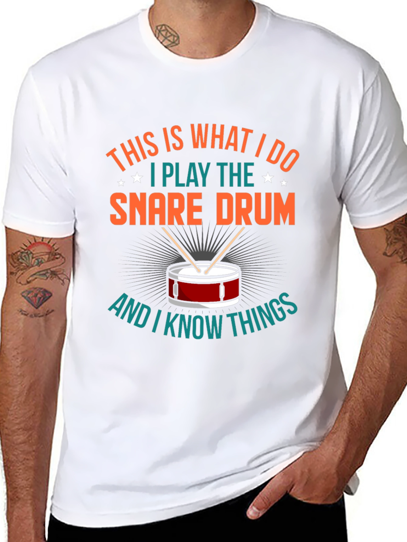 Snare Drum Player T-Shirt - I Know Things