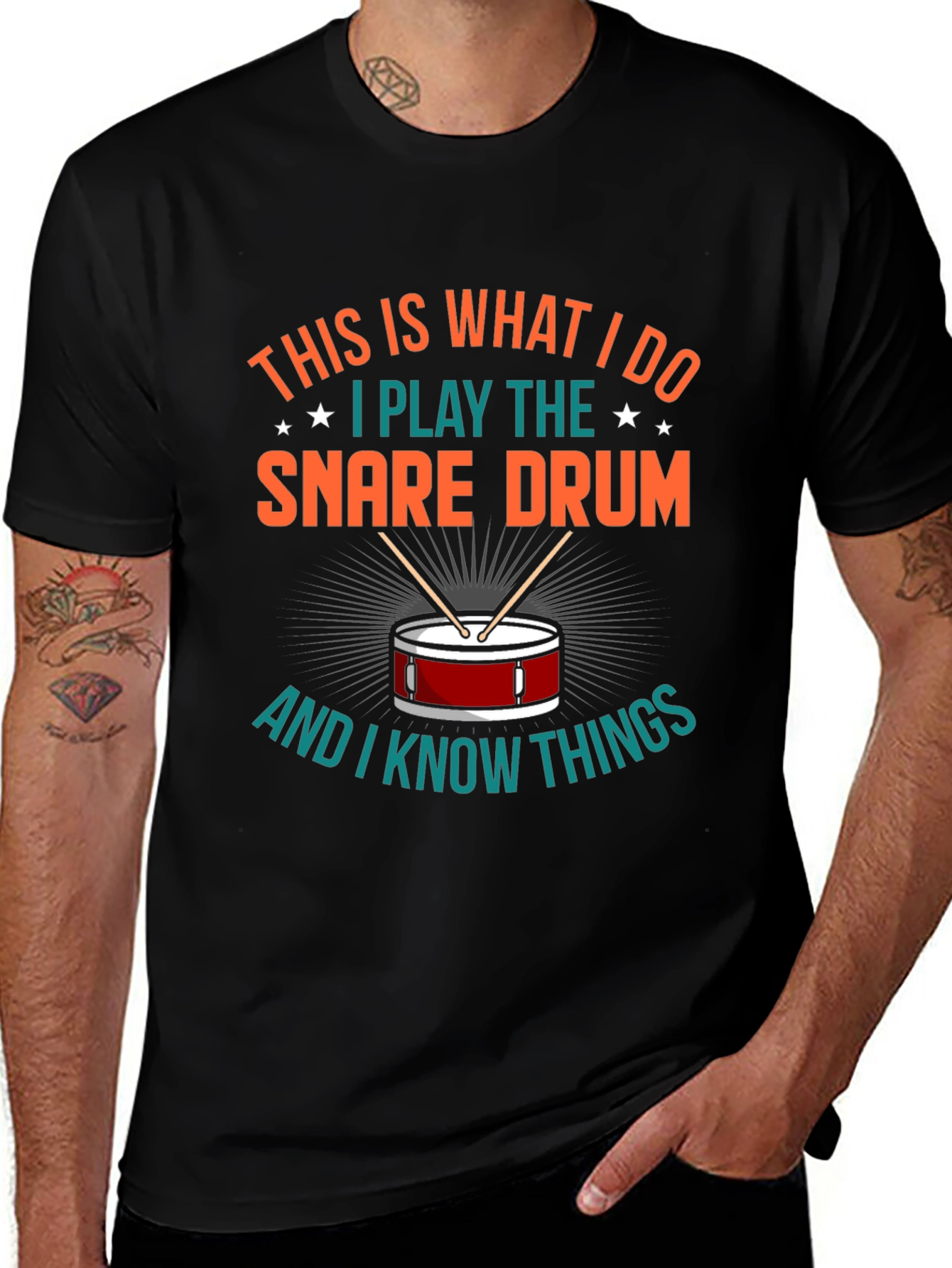 Snare Drum Player T-Shirt - I Know Things