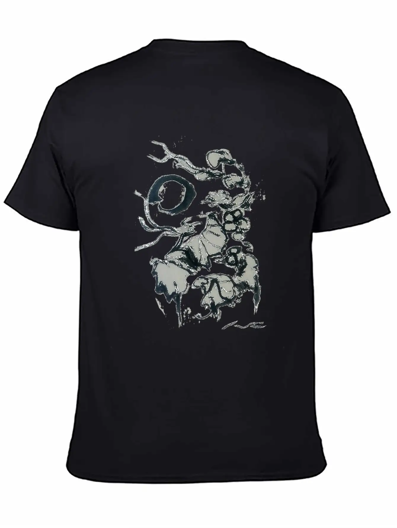 Ink Drawing Of A Tropical Plant Unisex Casual T-Shirt – Clean Design For Daily Comfort