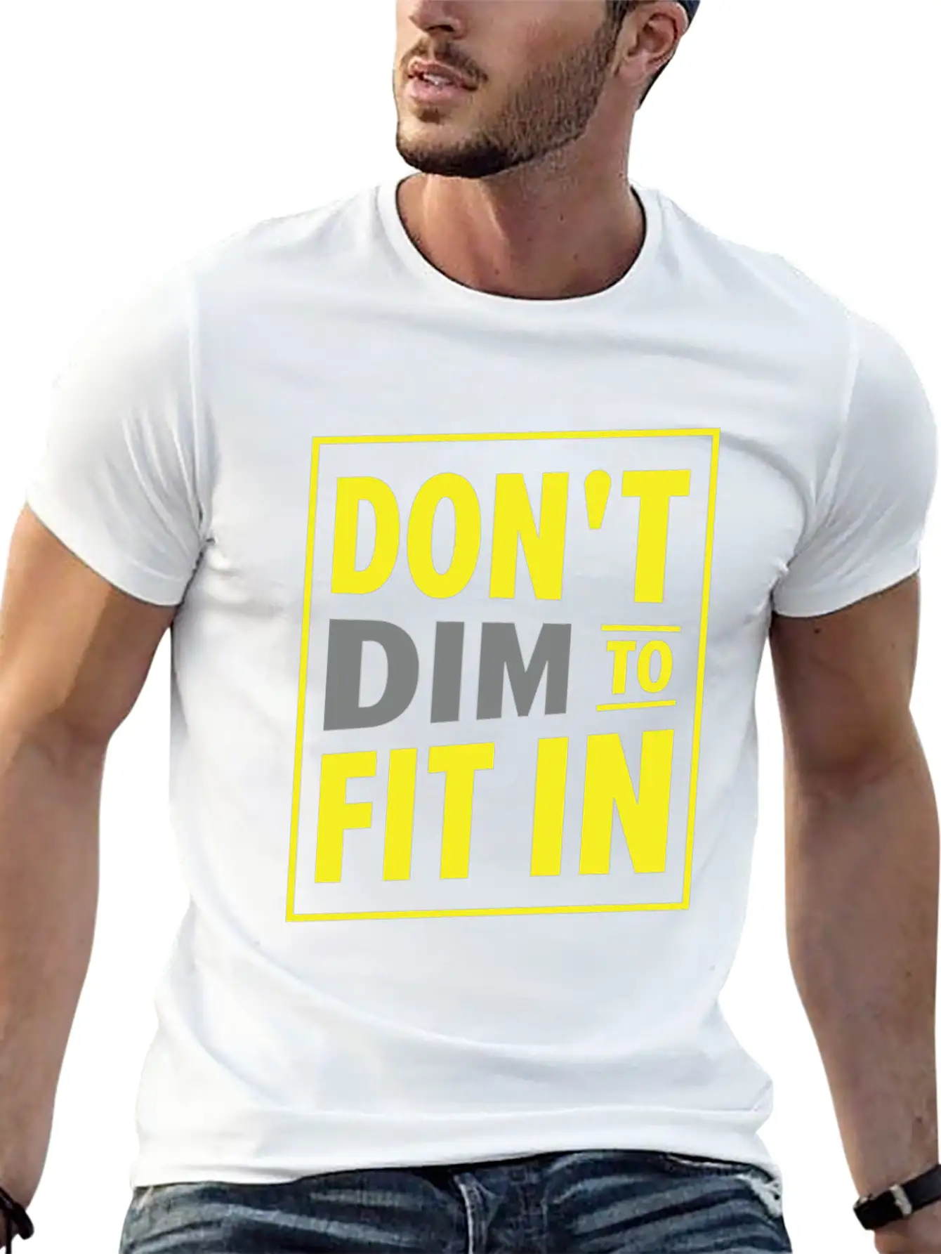 Inspirational Positive Thinker Self-care Motivator Unisex Casual T-Shirt – Clean Design For Daily Comfort