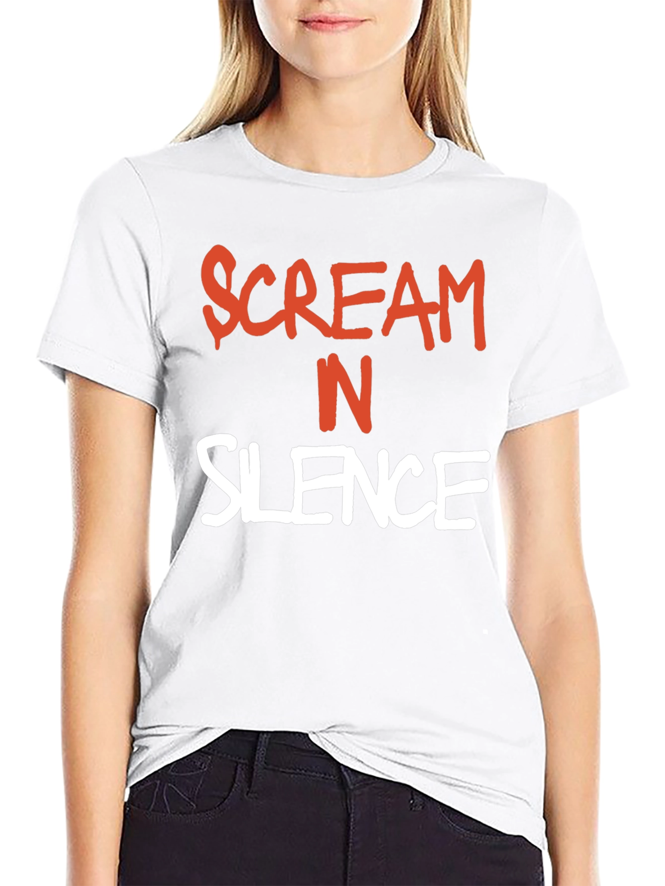 Scream in Silence Graphic Tee