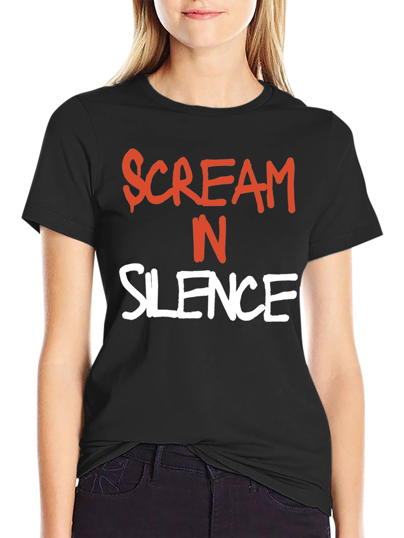 Scream in Silence Graphic Tee