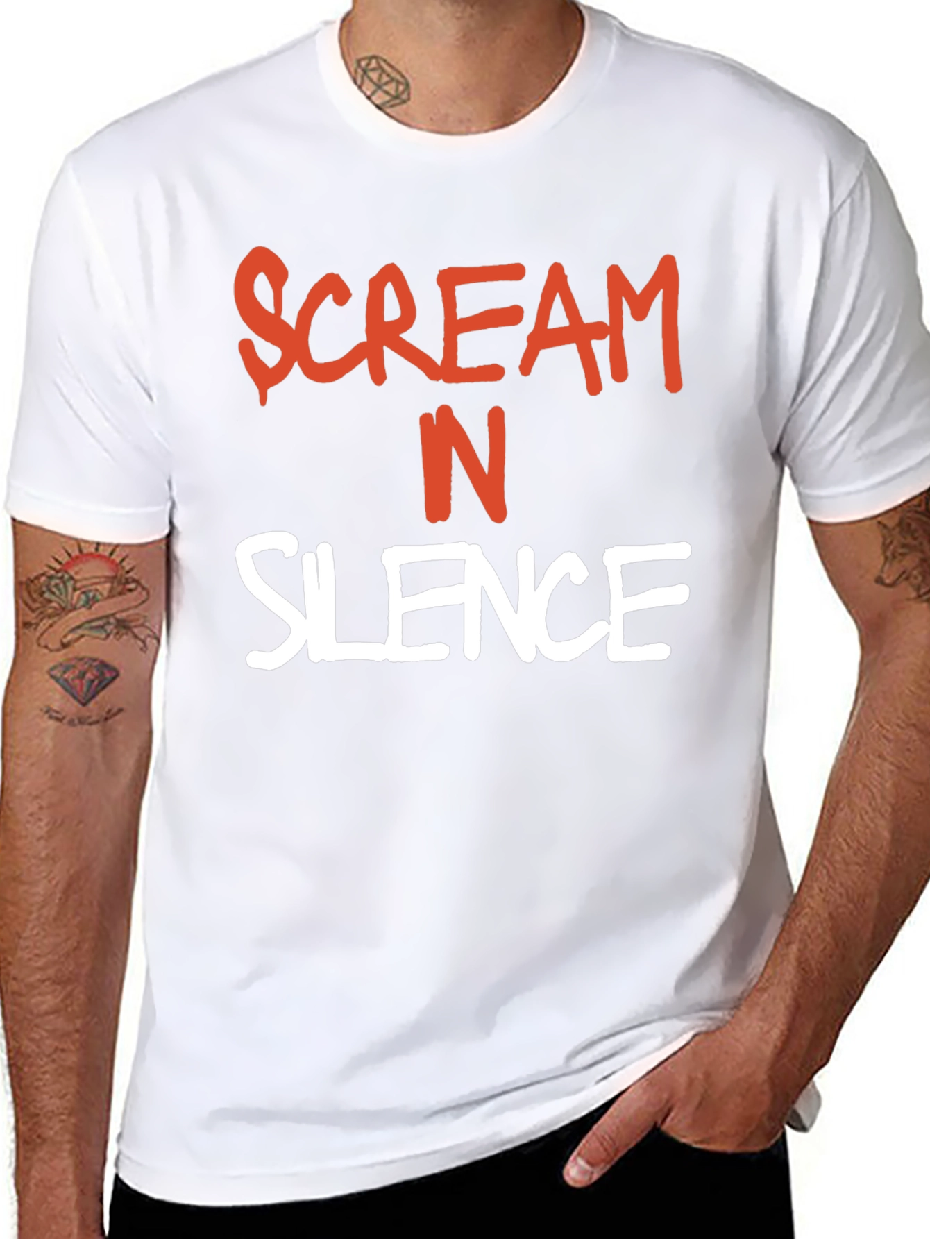 Scream in Silence Graphic Tee