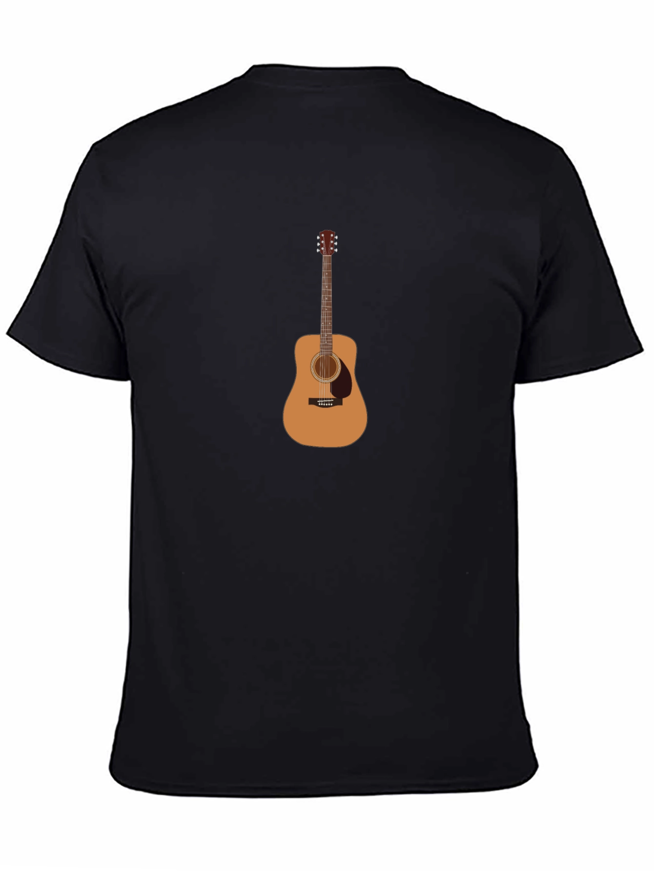 Guitar Graphic Tee - Mens Black T-Shirt