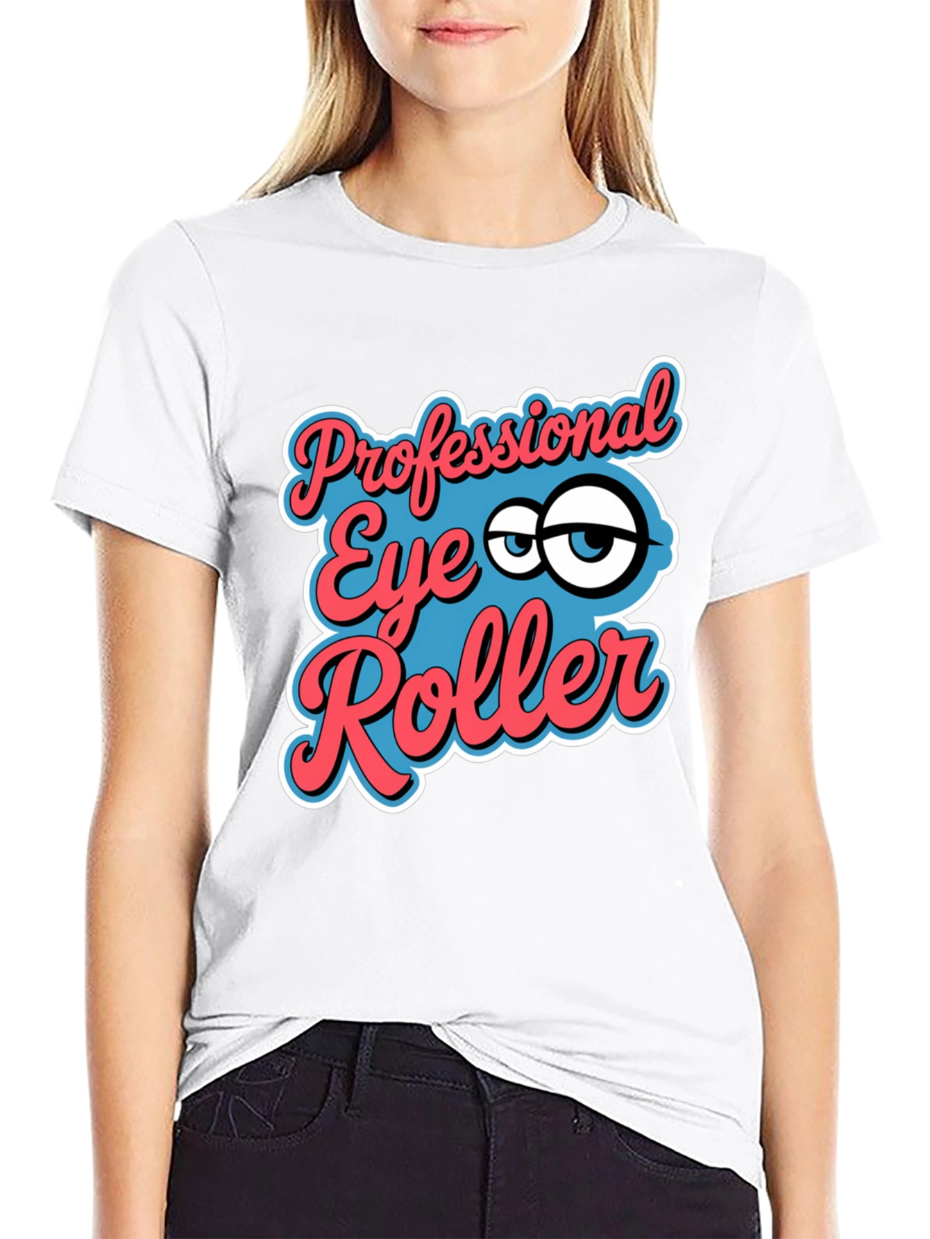 Professional Eye Roller Graphic Tee