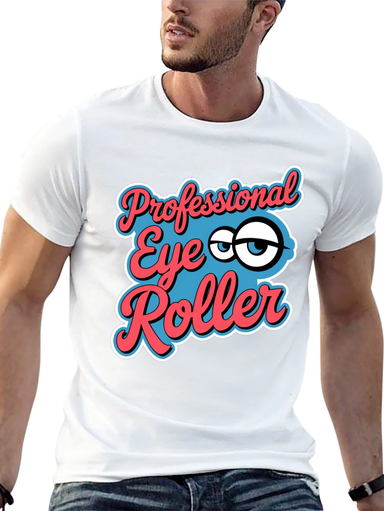 Professional Eye Roller Graphic Tee