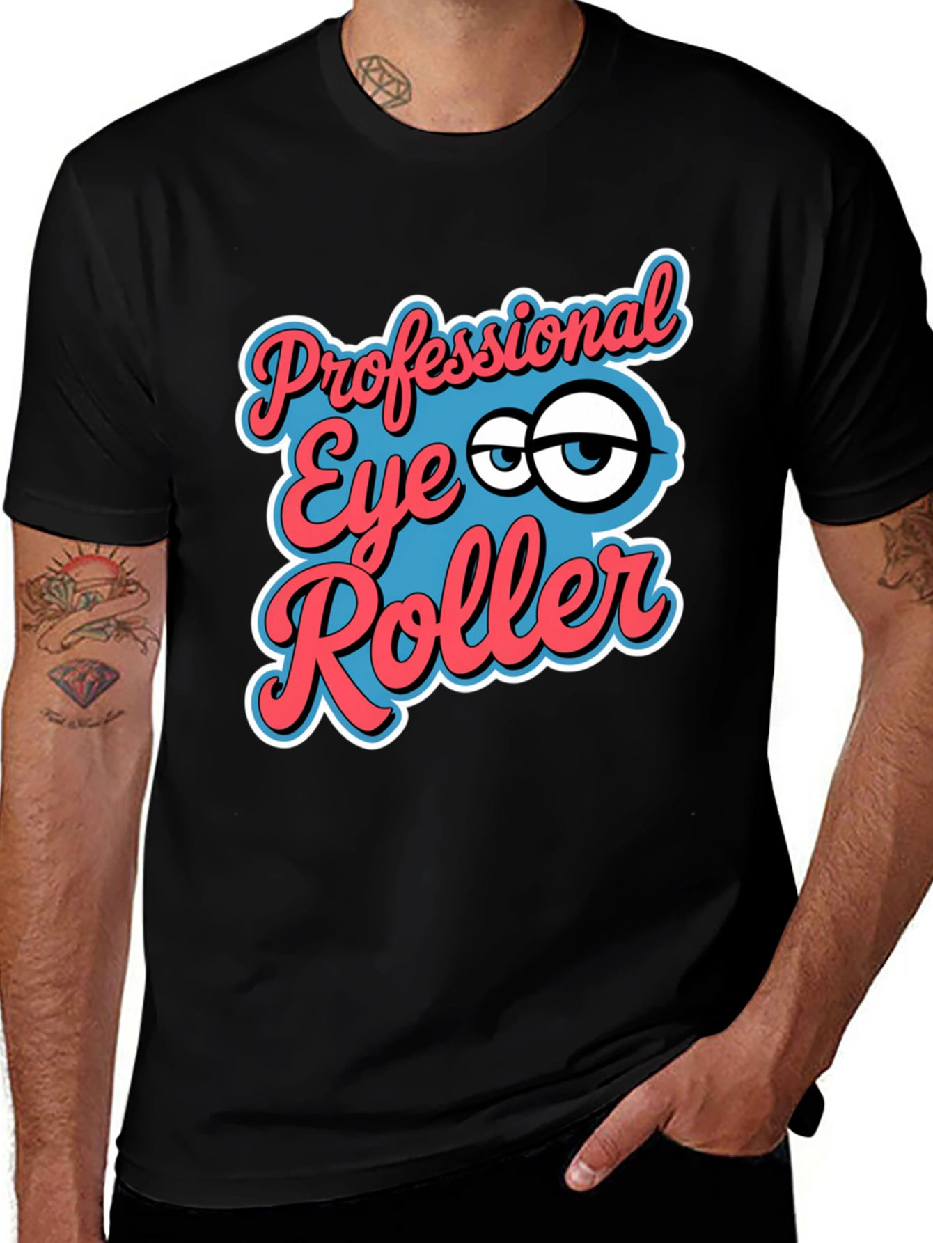 Professional Eye Roller Graphic Tee