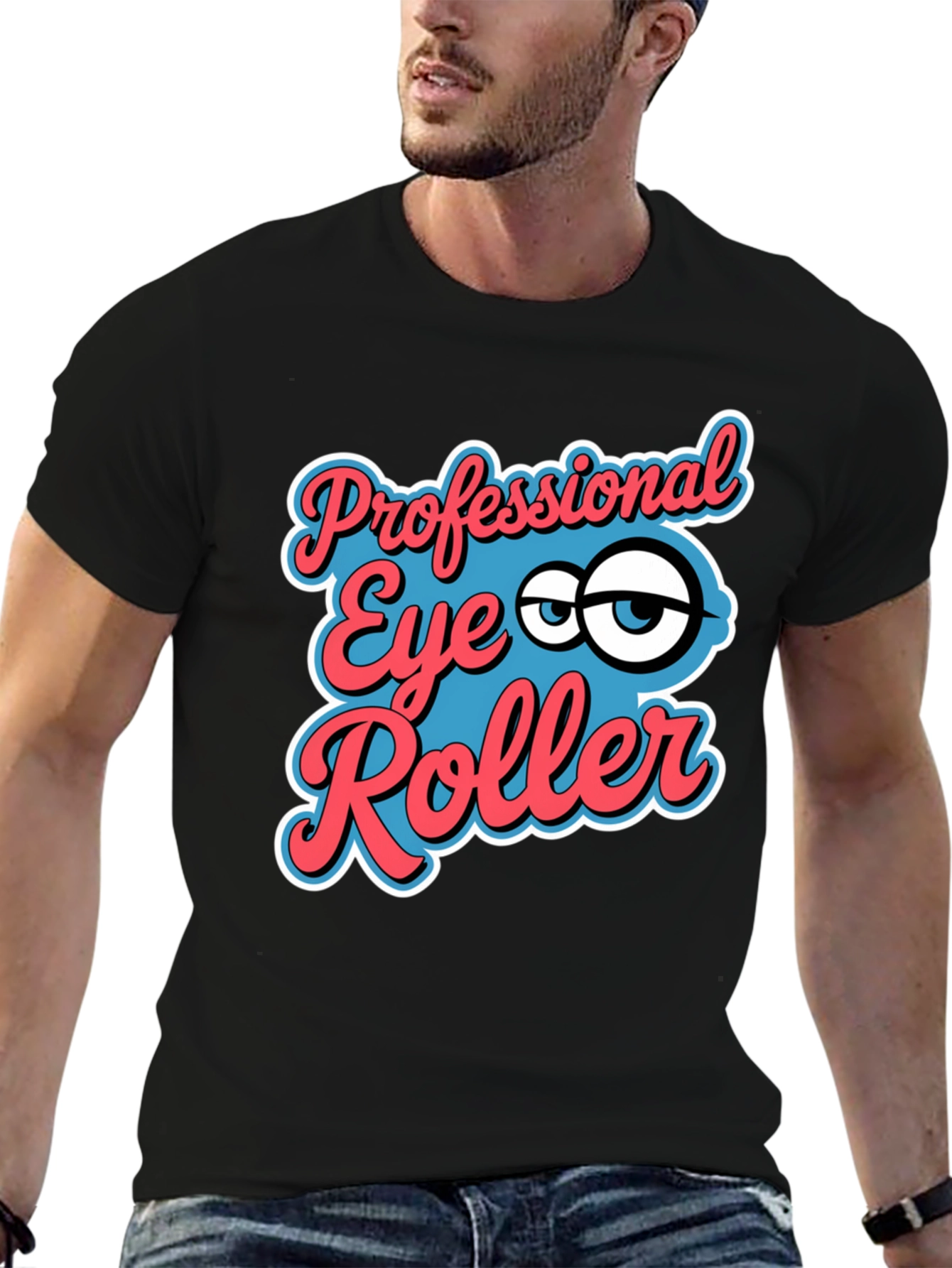 Professional Eye Roller Graphic Tee