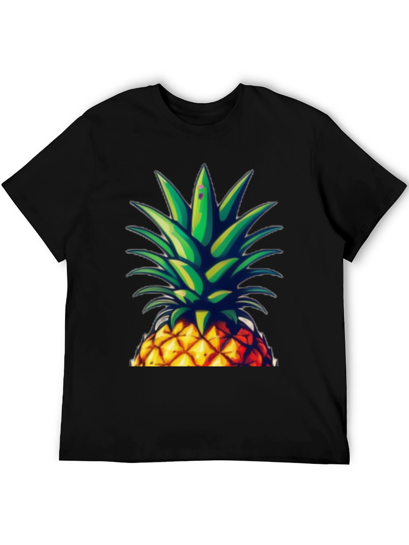 Pineapple Graphic Tee - Tropical Fruit Design