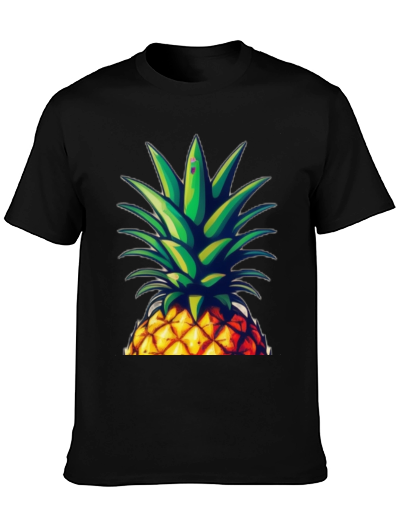 Pineapple Graphic Tee - Tropical Fruit Design