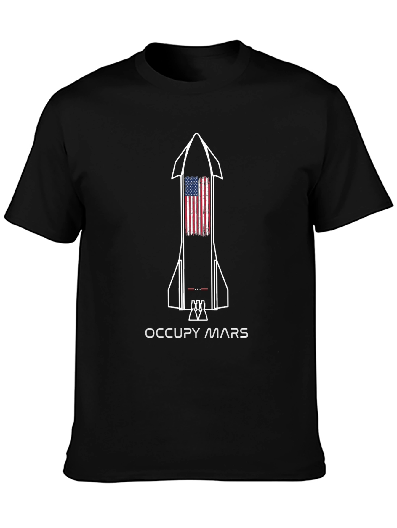 Occupy Mars Graphic Tee - Black