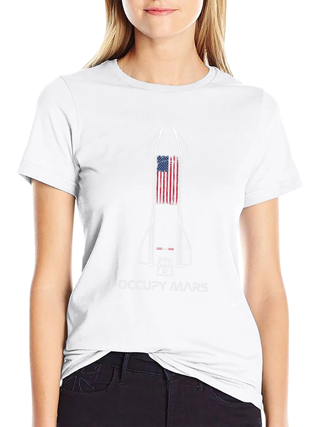 Occupy Mars Graphic Tee - Black