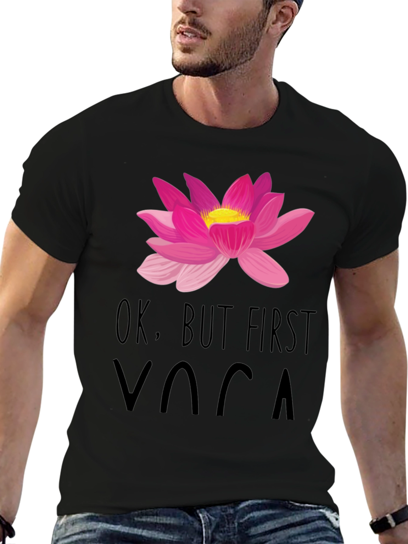 Ok But First Yoga Graphic Tee