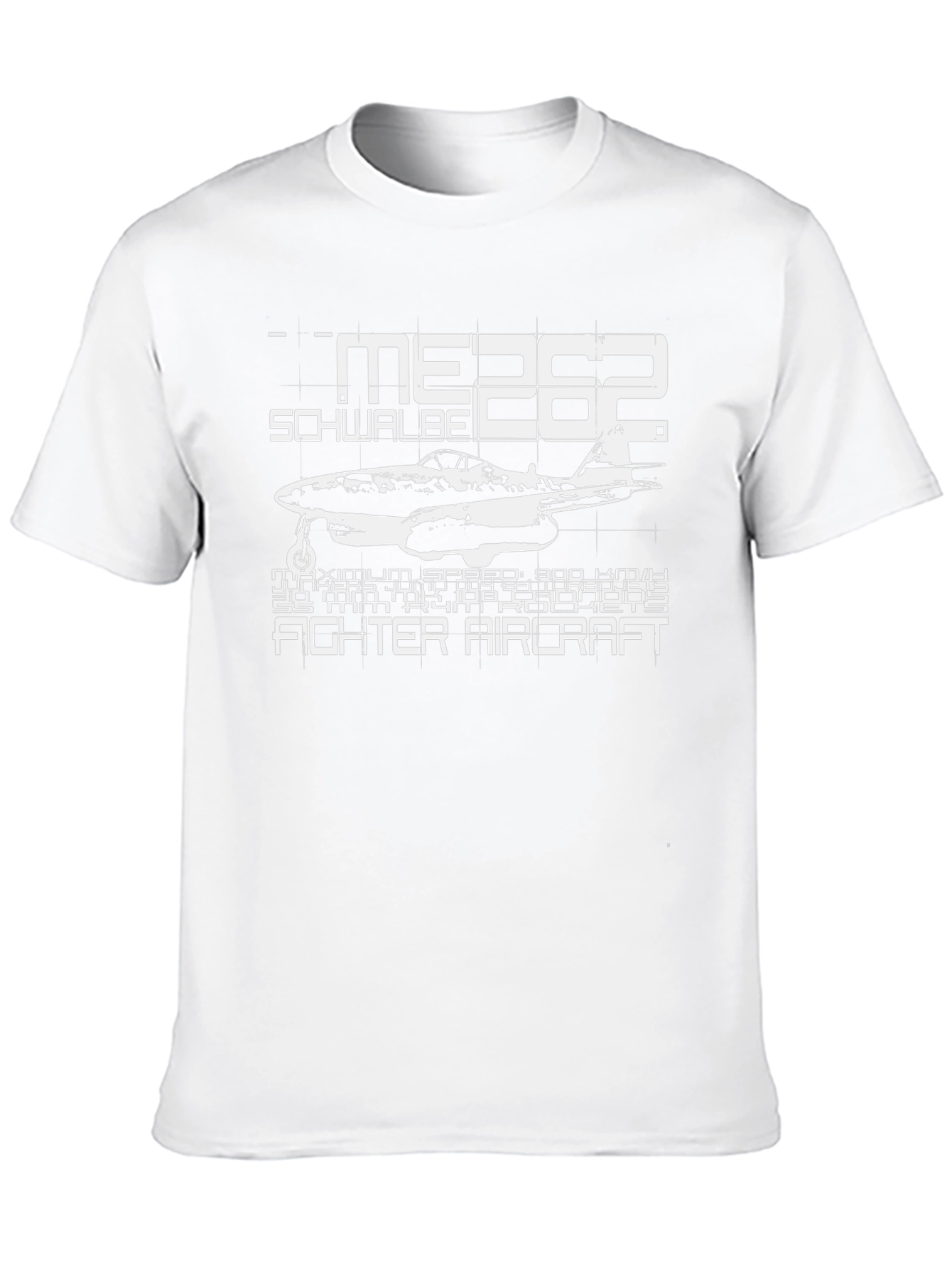 ME 262 Schwalbe Fighter Aircraft Black T-Shirt