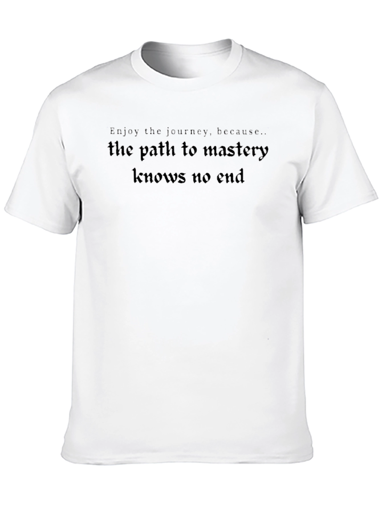 Enjoy the Journey Black Graphic Tee