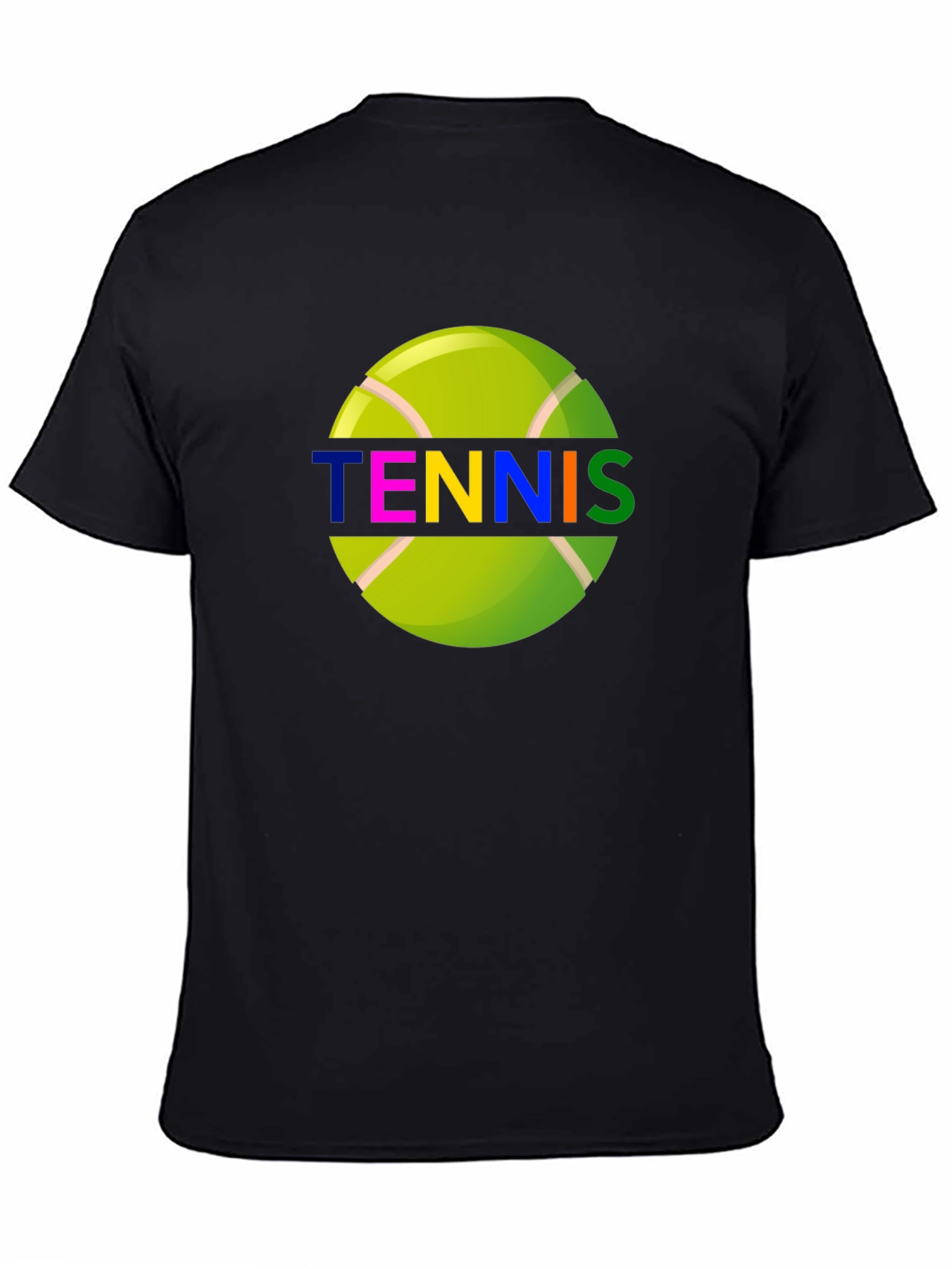 Tennis Ball Graphic Tee - Sporty Casual Wear