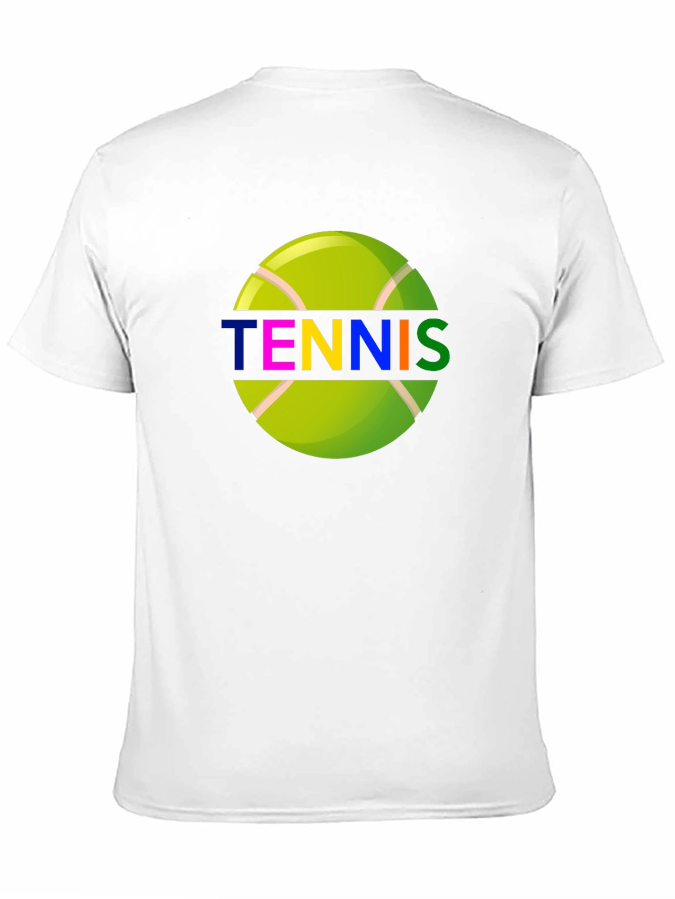 Tennis Ball Graphic Tee - Sporty Casual Wear