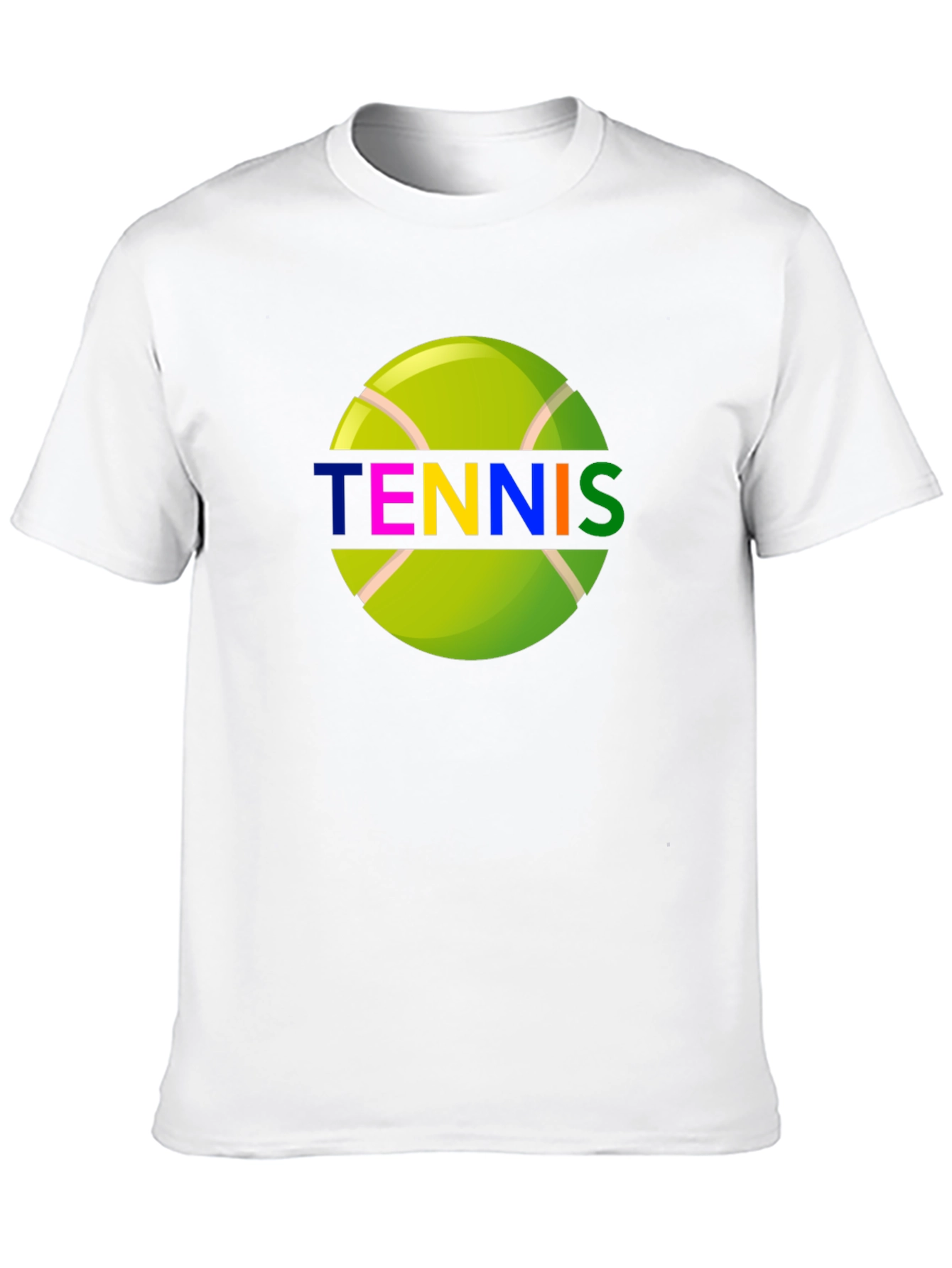 Tennis Ball Graphic Tee - Sporty Casual Wear