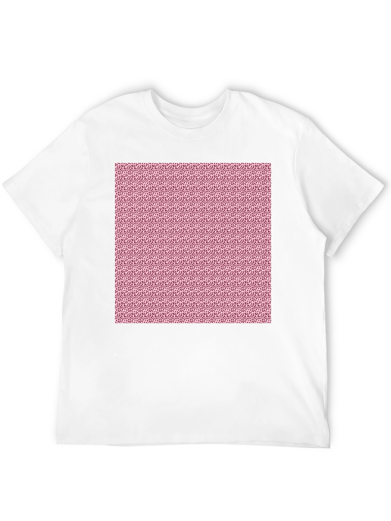 Patterned Black T-Shirt