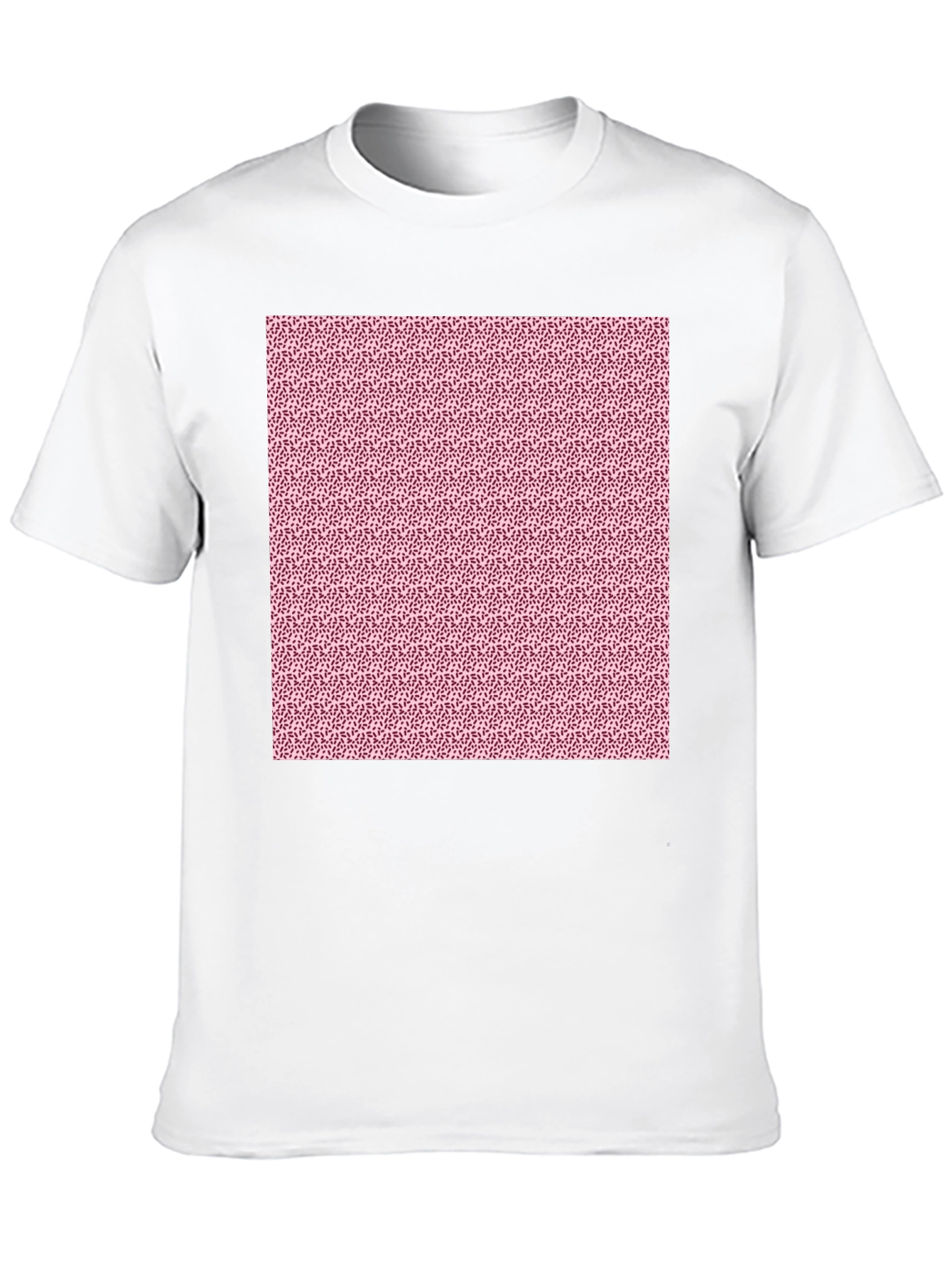 Patterned Black T-Shirt