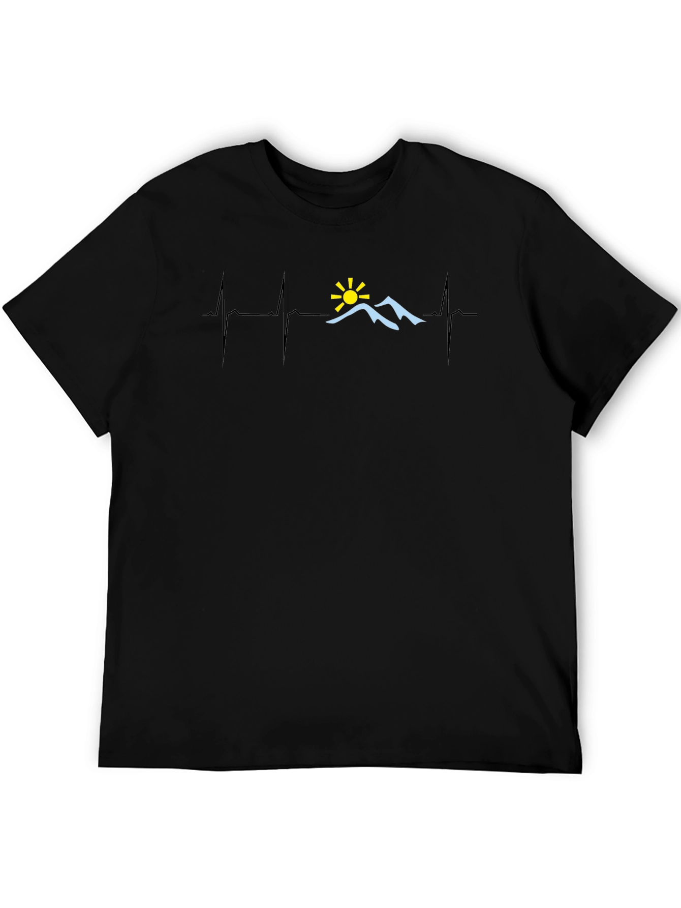 Heartbeat Mountain T-Shirt - Adventure Seeker Tee