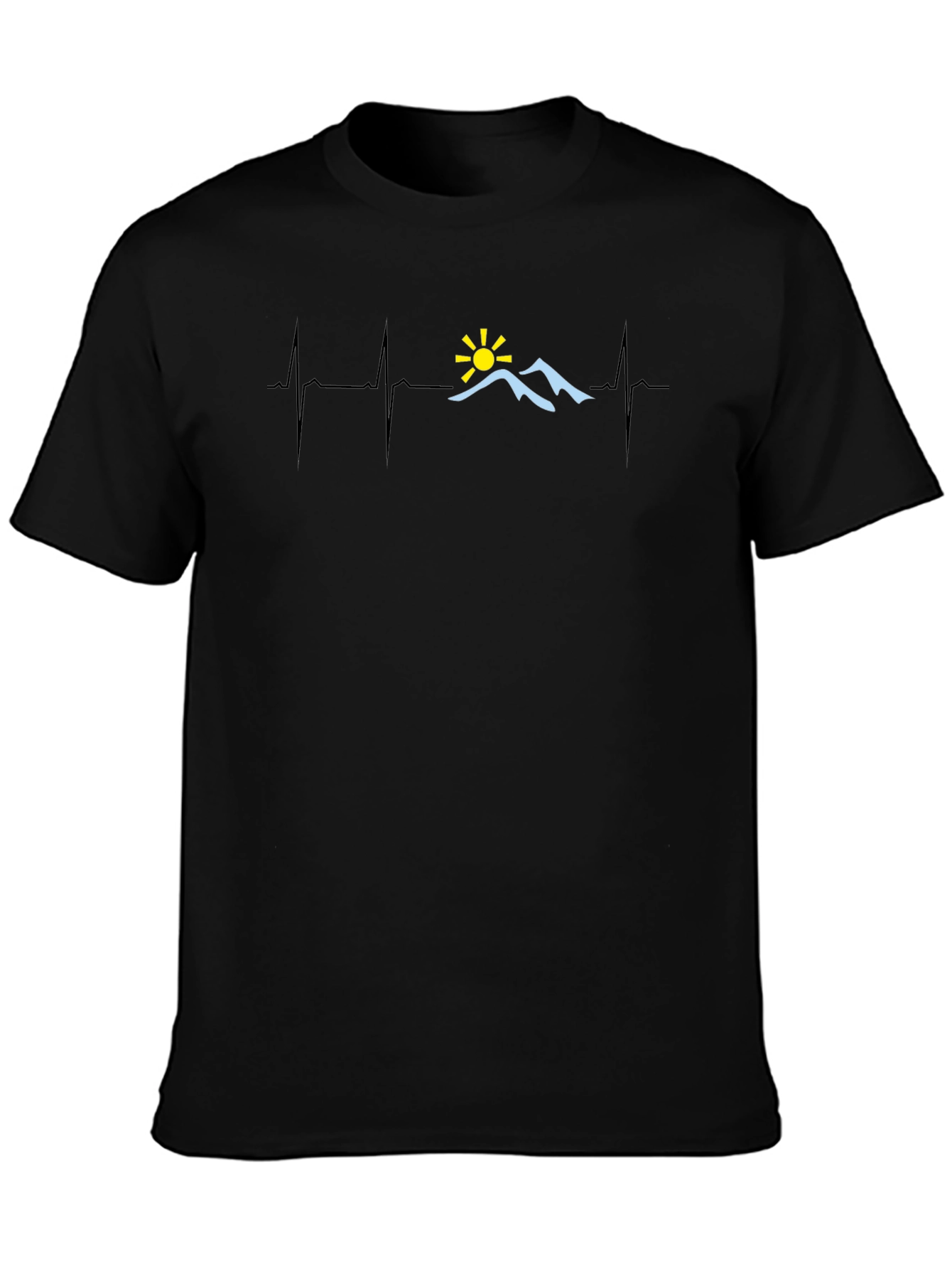 Heartbeat Mountain T-Shirt - Adventure Seeker Tee