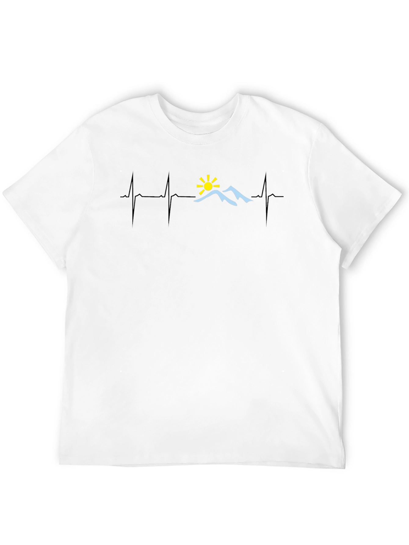 Heartbeat Mountain T-Shirt - Adventure Seeker Tee