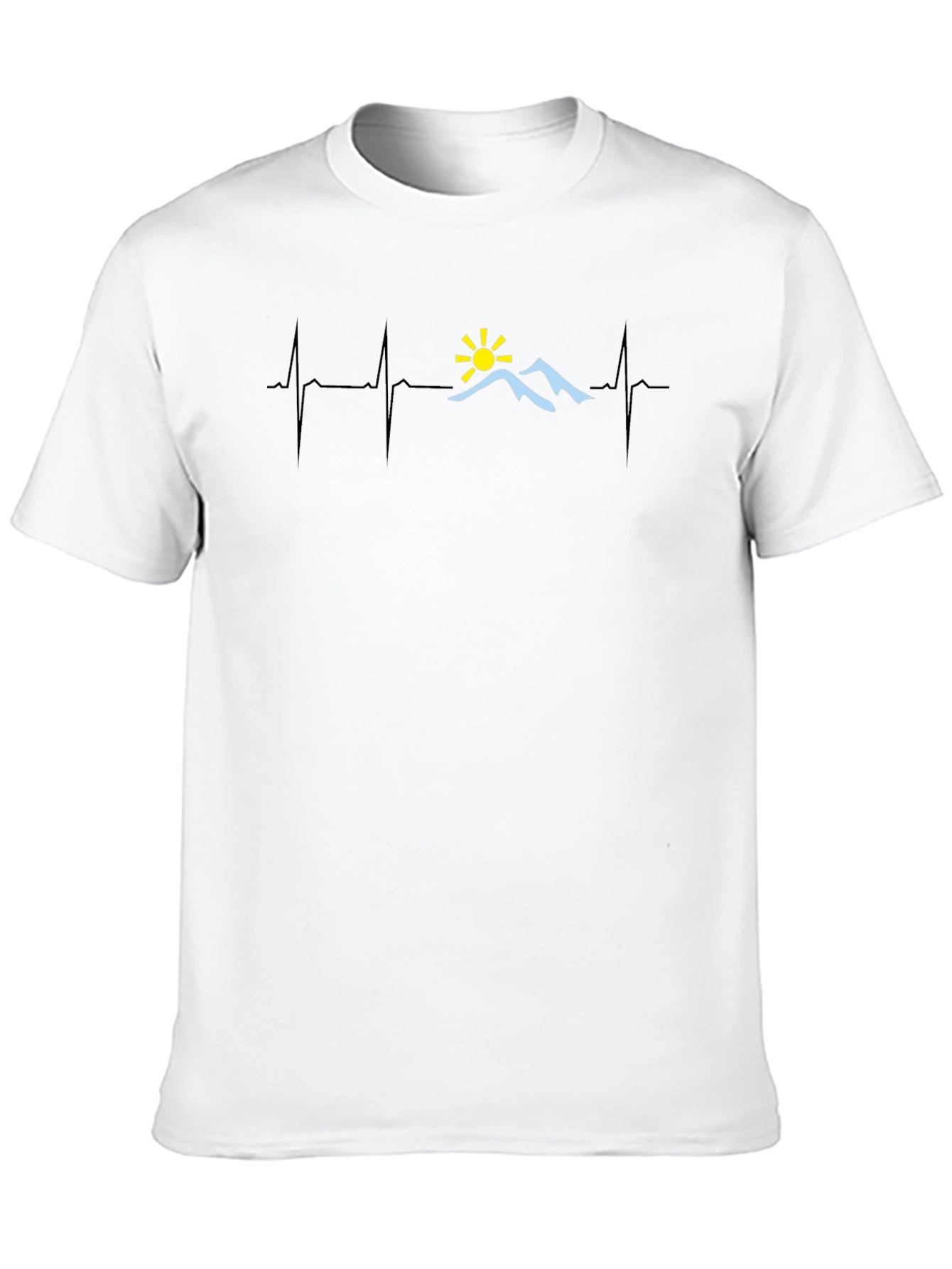 Heartbeat Mountain T-Shirt - Adventure Seeker Tee