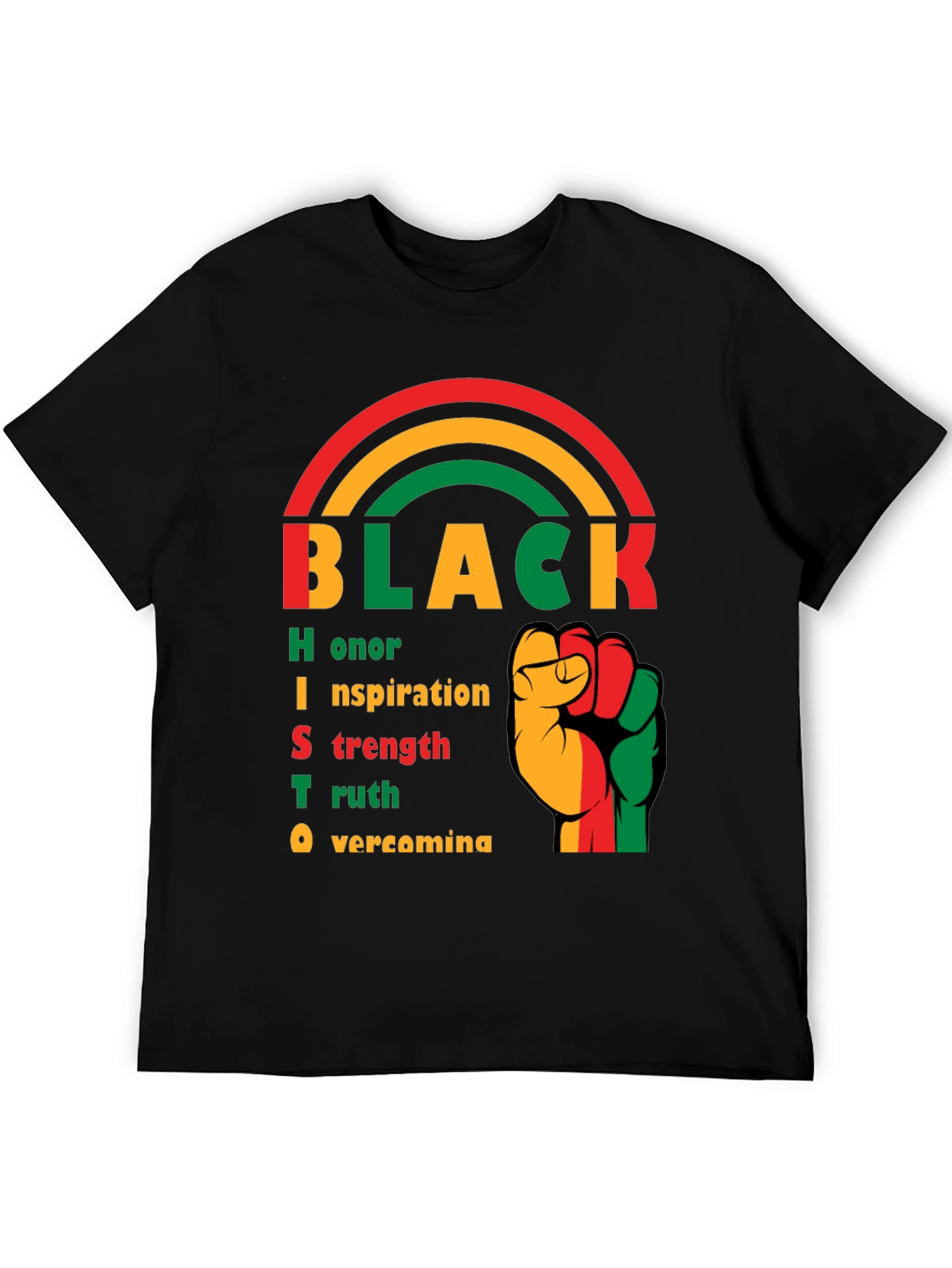 Black History Month Fist T-Shirt