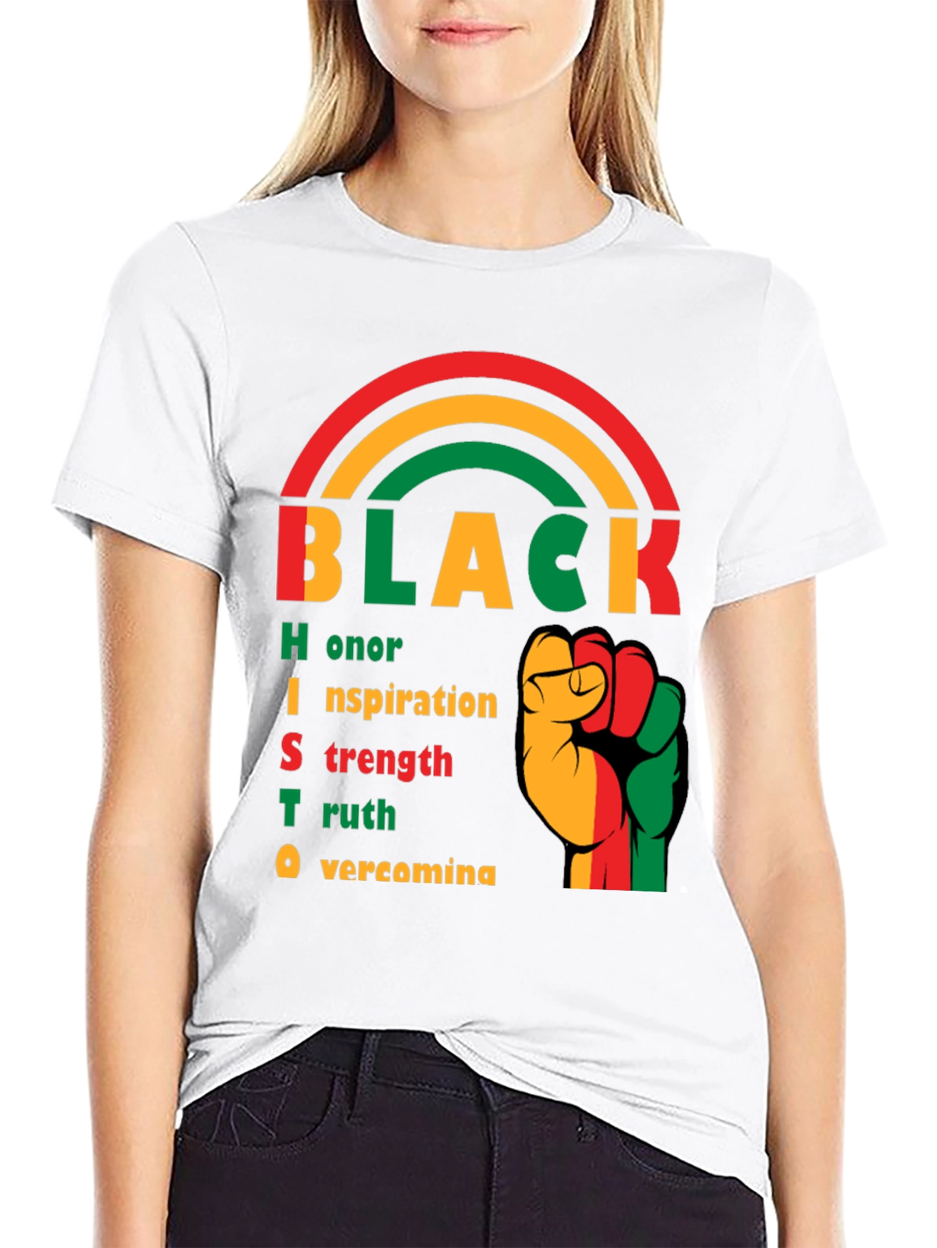 Black History Month Fist T-Shirt