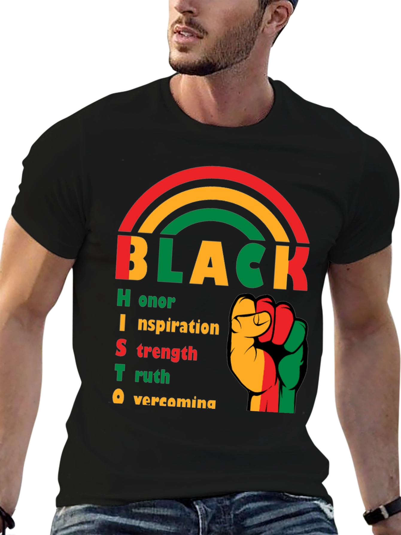 Black History Month Fist T-Shirt