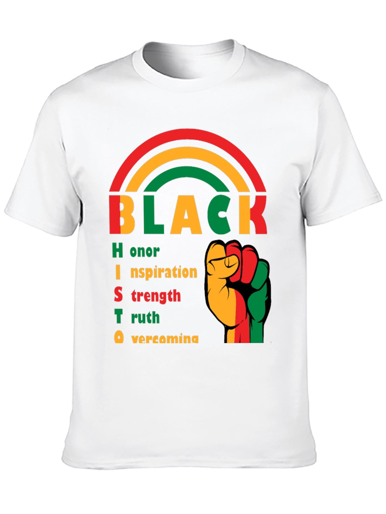 Black History Month Fist T-Shirt
