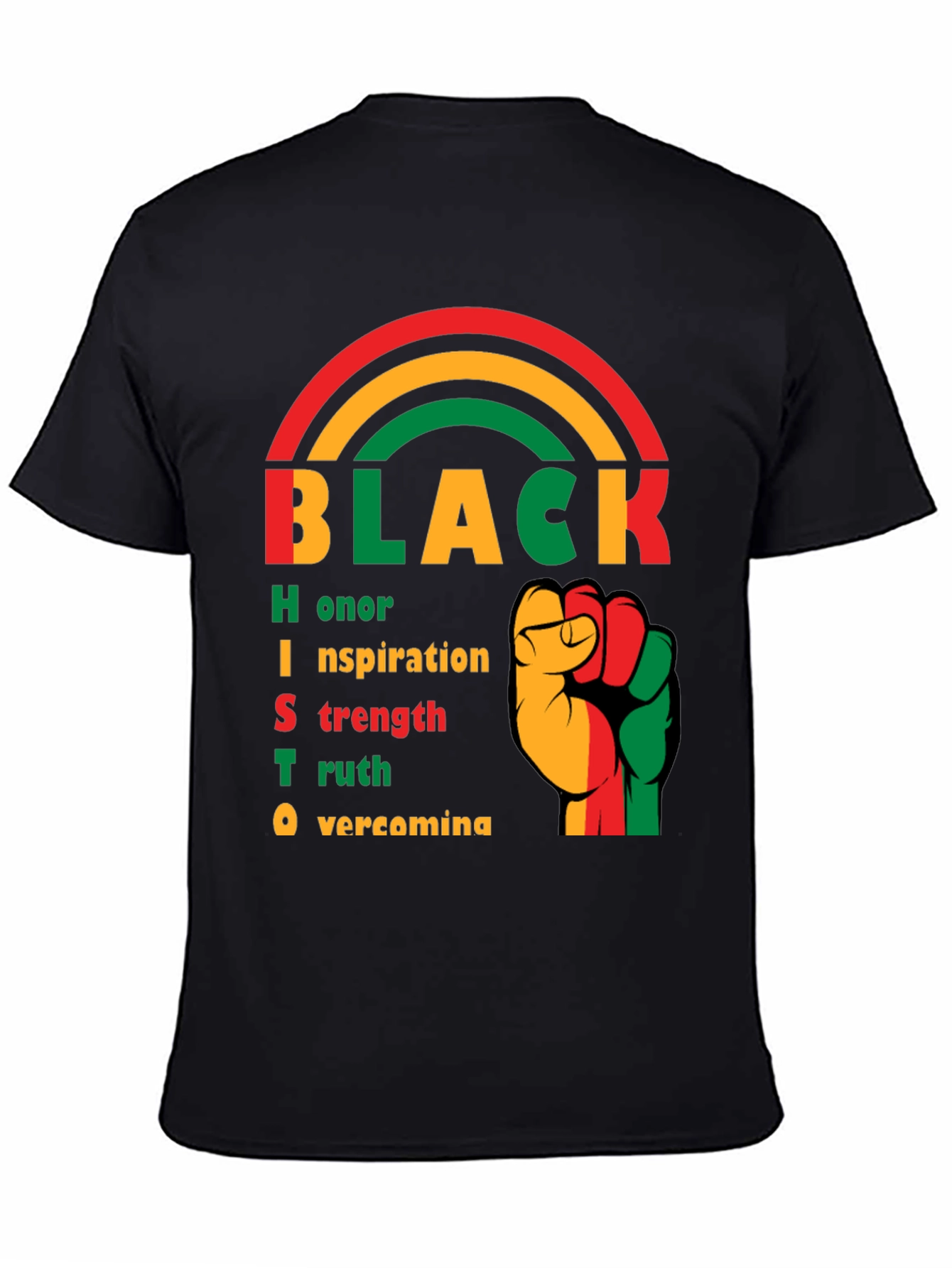 Black History Month Fist T-Shirt