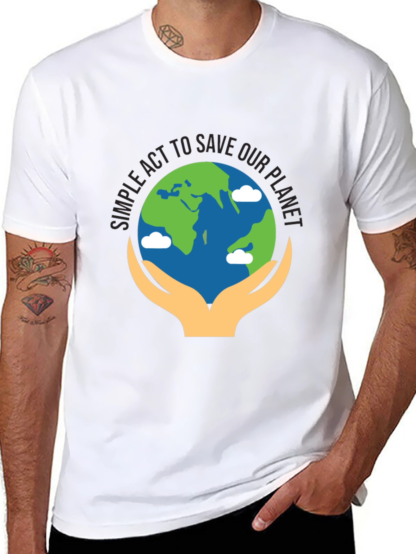 Eco-Friendly Save Our Planet Graphic Tee