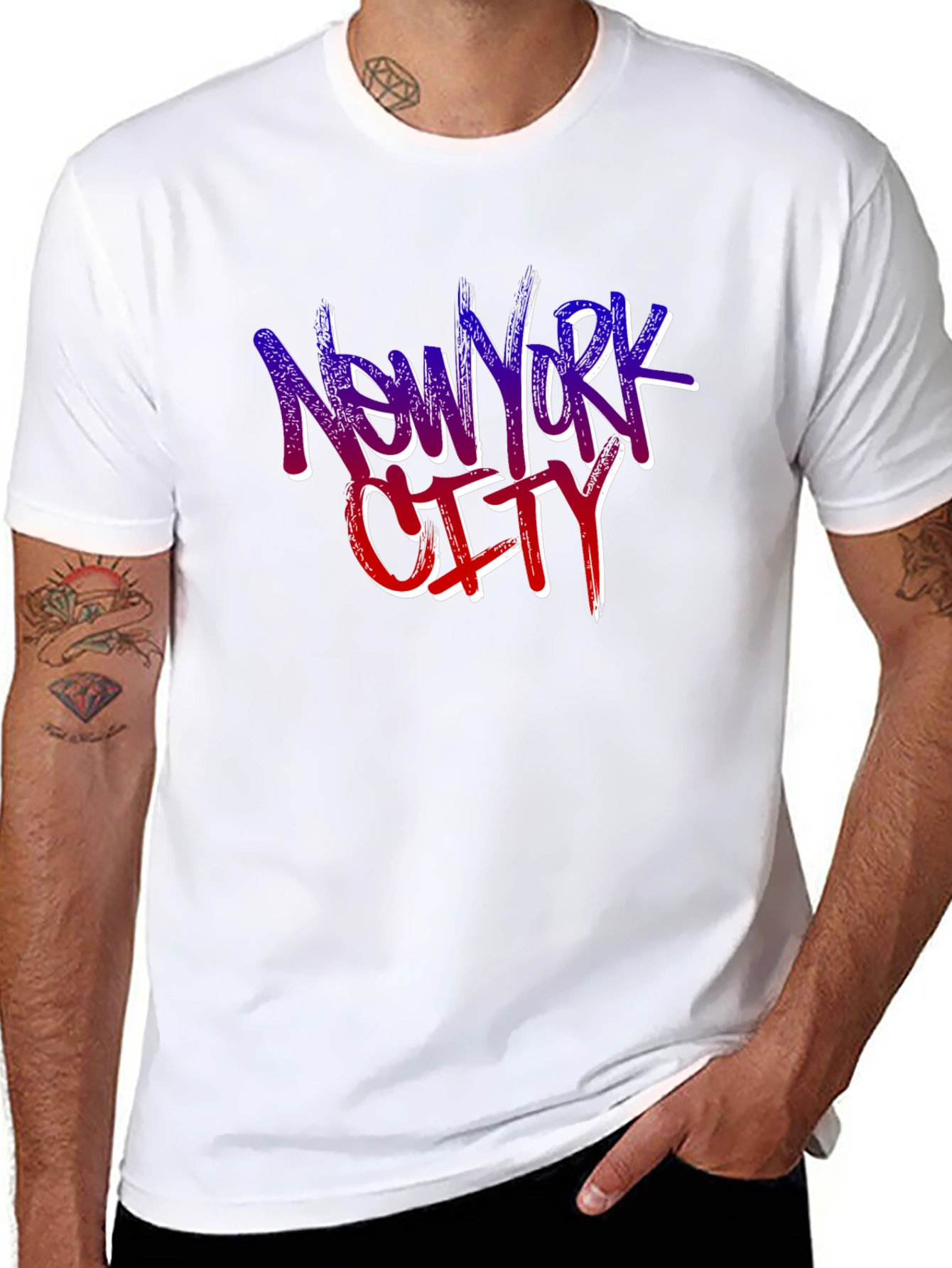 New York City Graffiti Graphic T-Shirt
