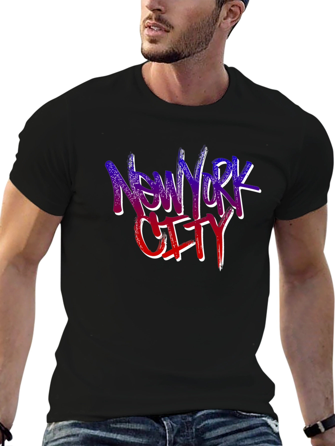 New York City Graffiti Graphic T-Shirt