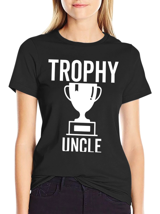Trophy Uncle Graphic T-Shirt - Fun Novelty Tee