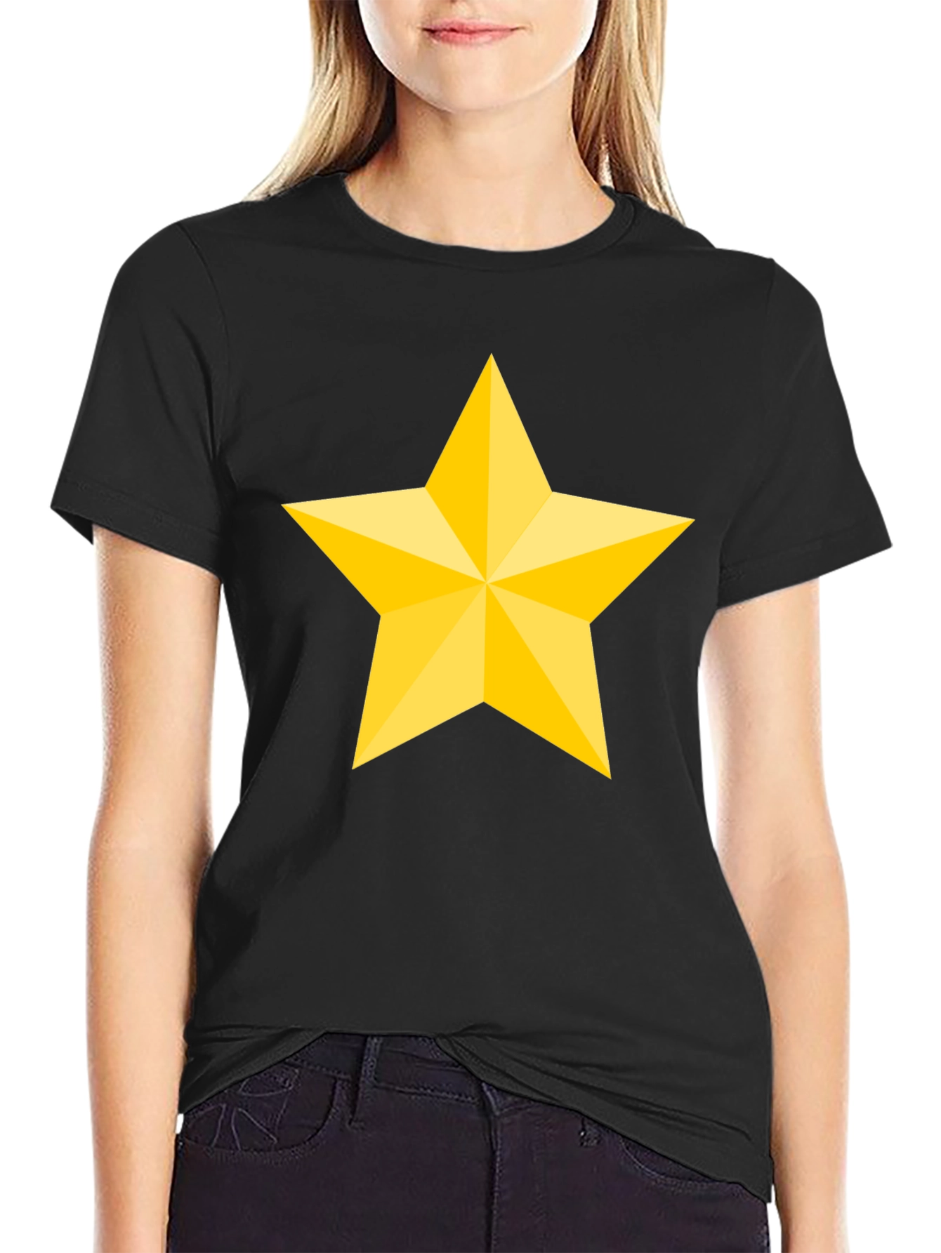 Star Graphic Tee - Mens Black T-Shirt