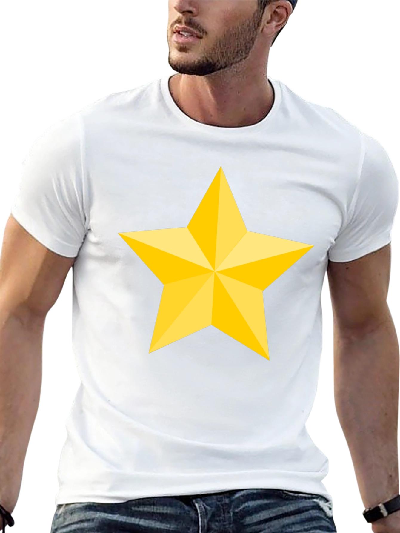 Star Graphic Tee - Mens Black T-Shirt